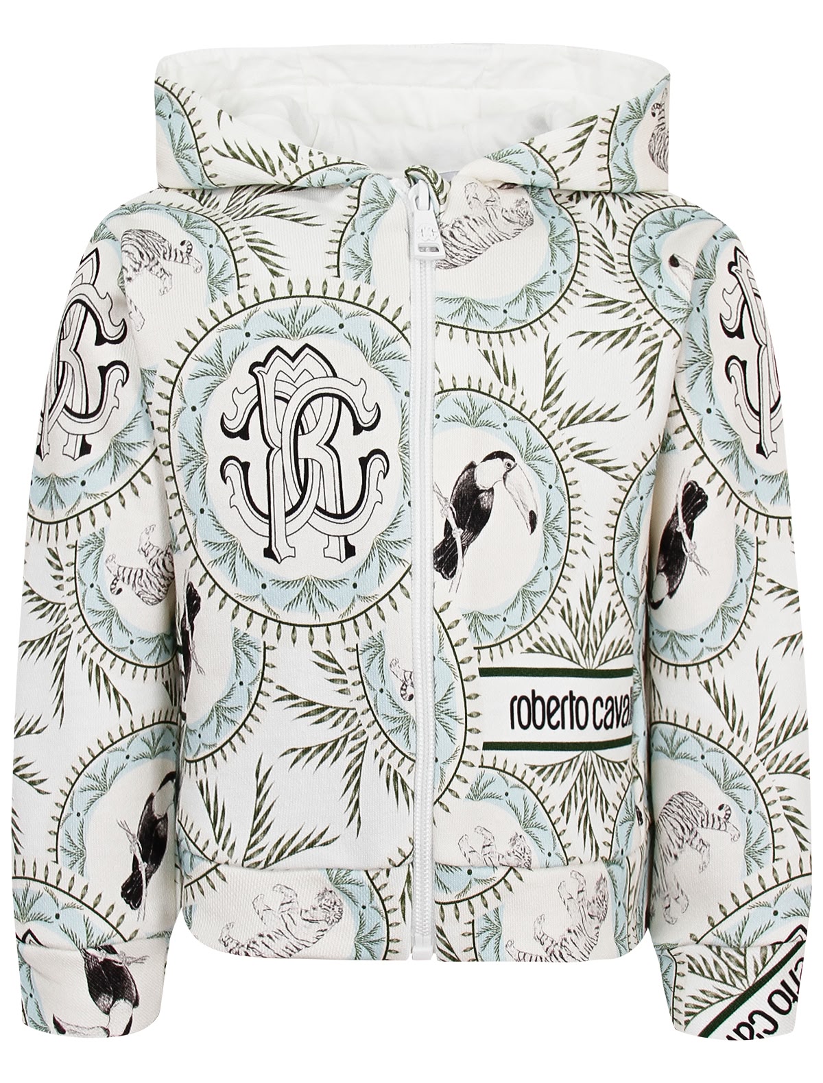 Толстовка с тропическим принтом