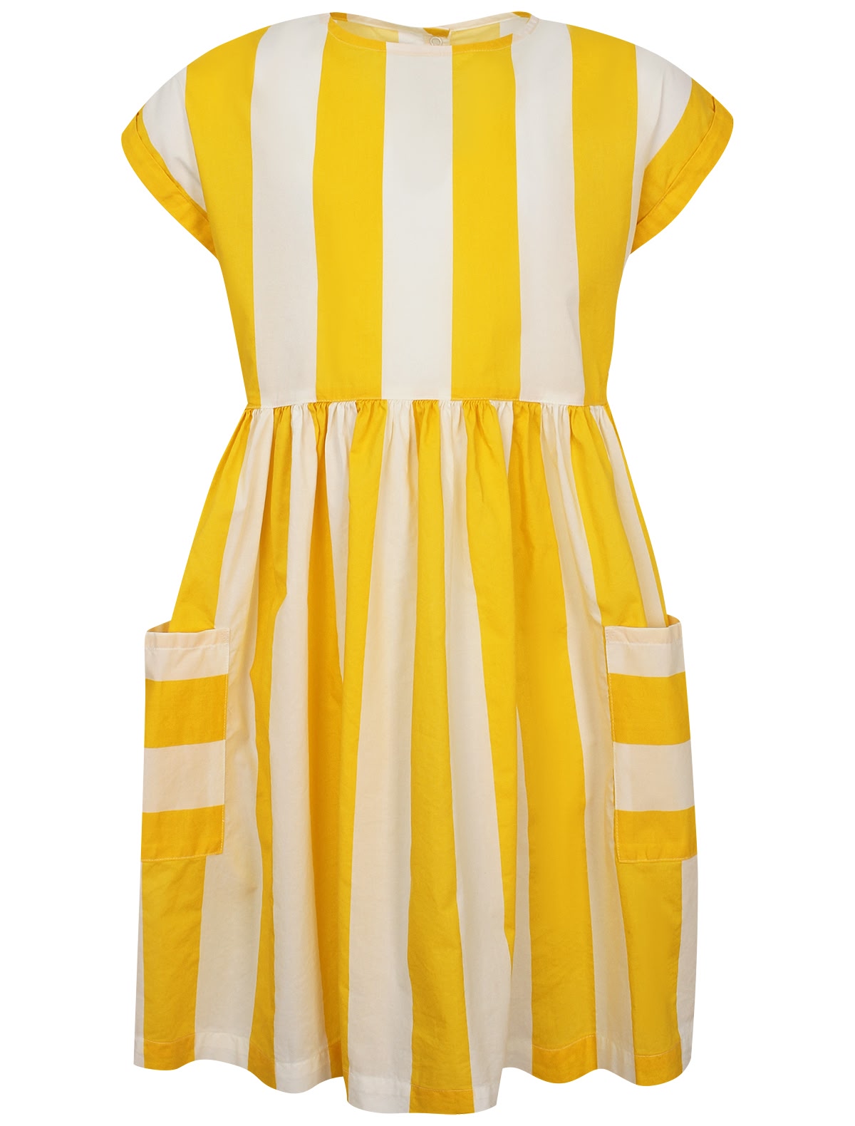 Платье в жёлтую полоску