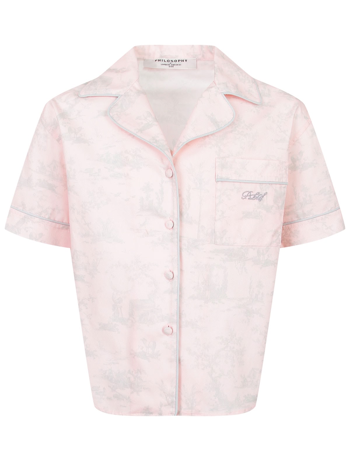 Блуза с коротким рукавом