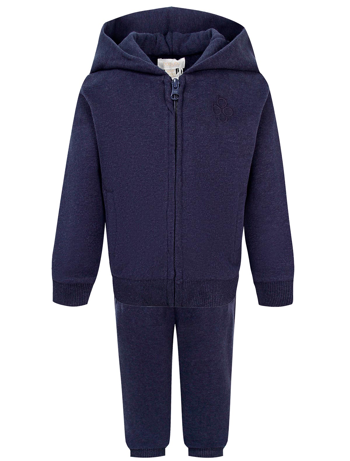 Синий костюм из толстовки и брюк