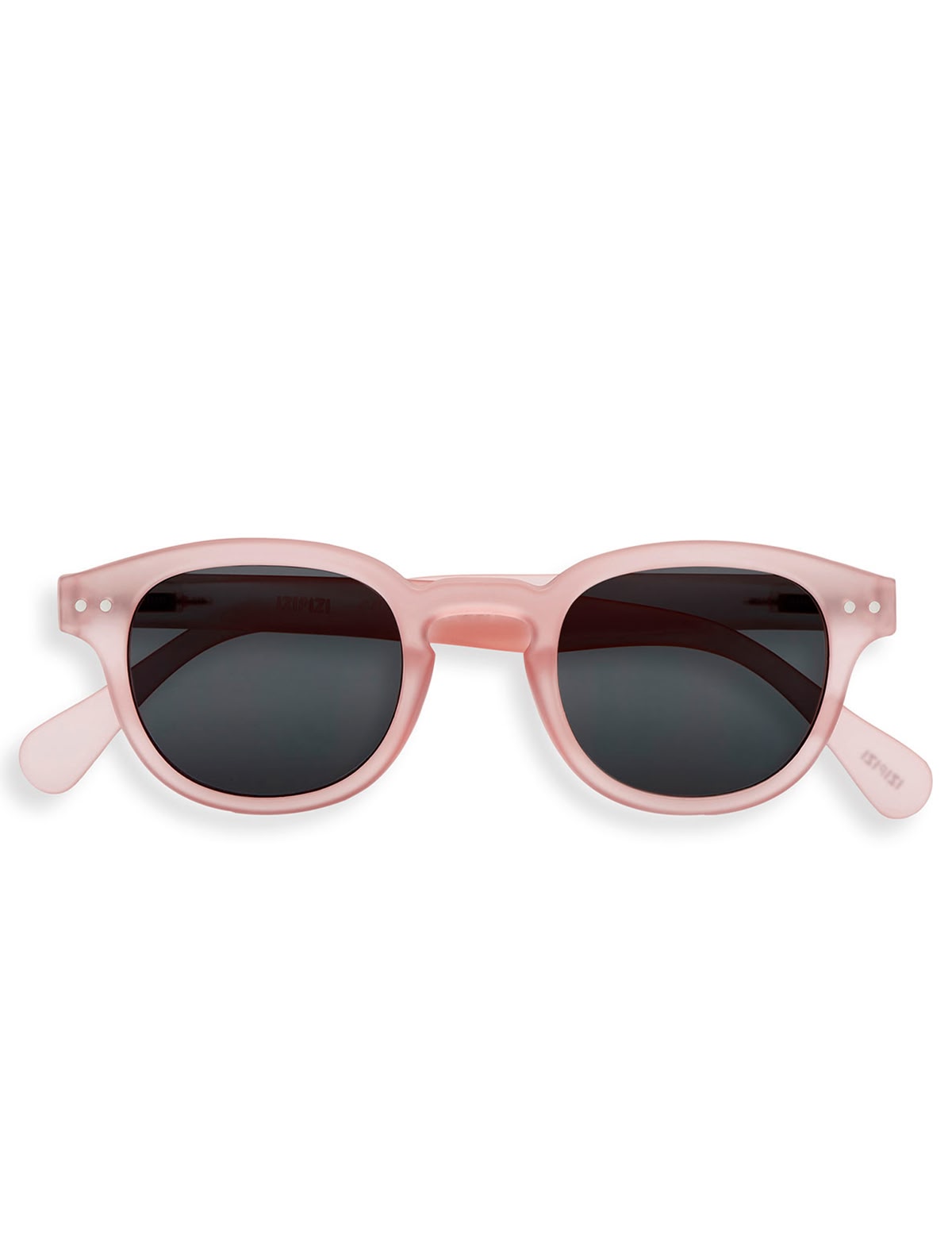 Очки солнцезащитные в розовой оправе с чехлом