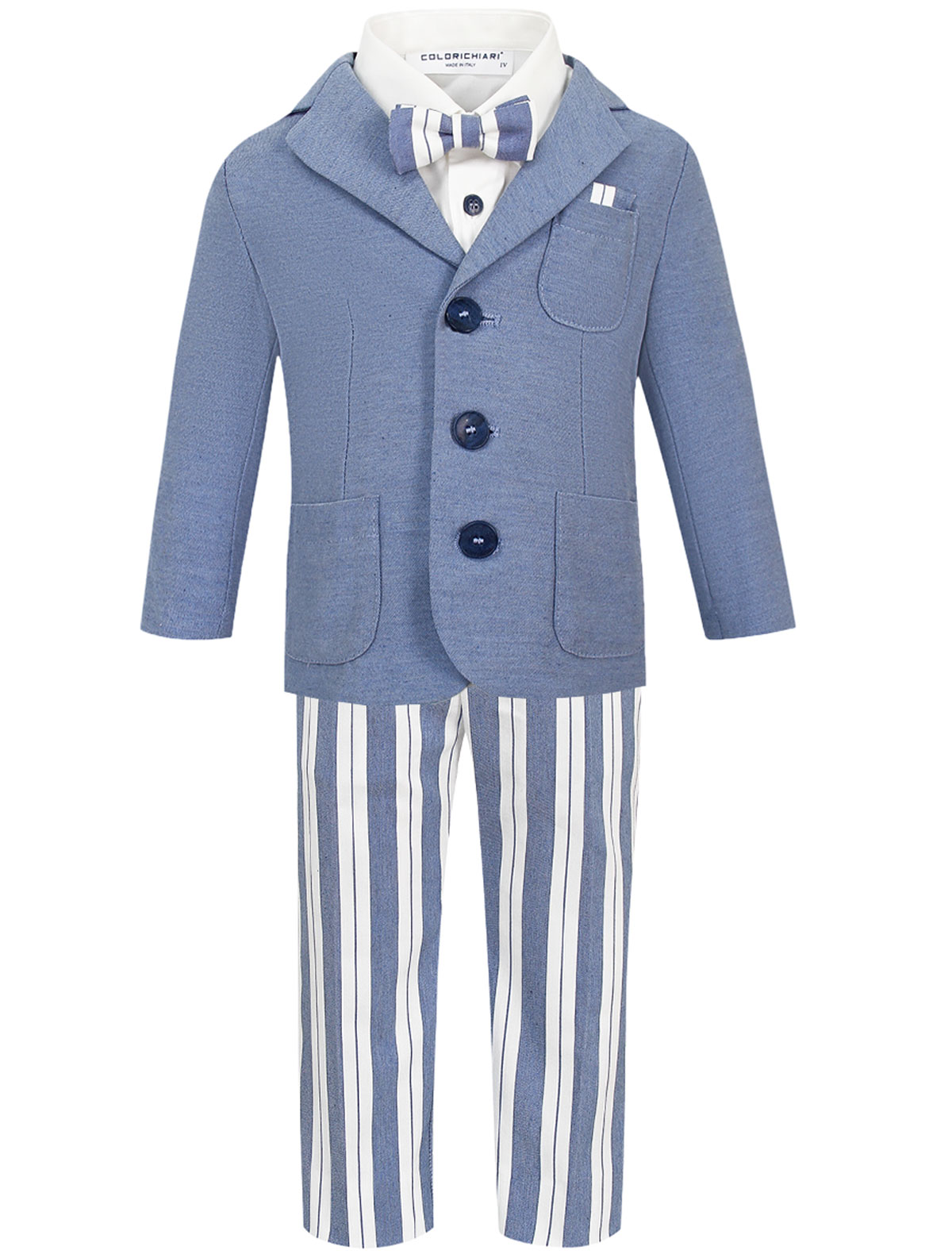 Костюм из 4 изд. в голубых тонах