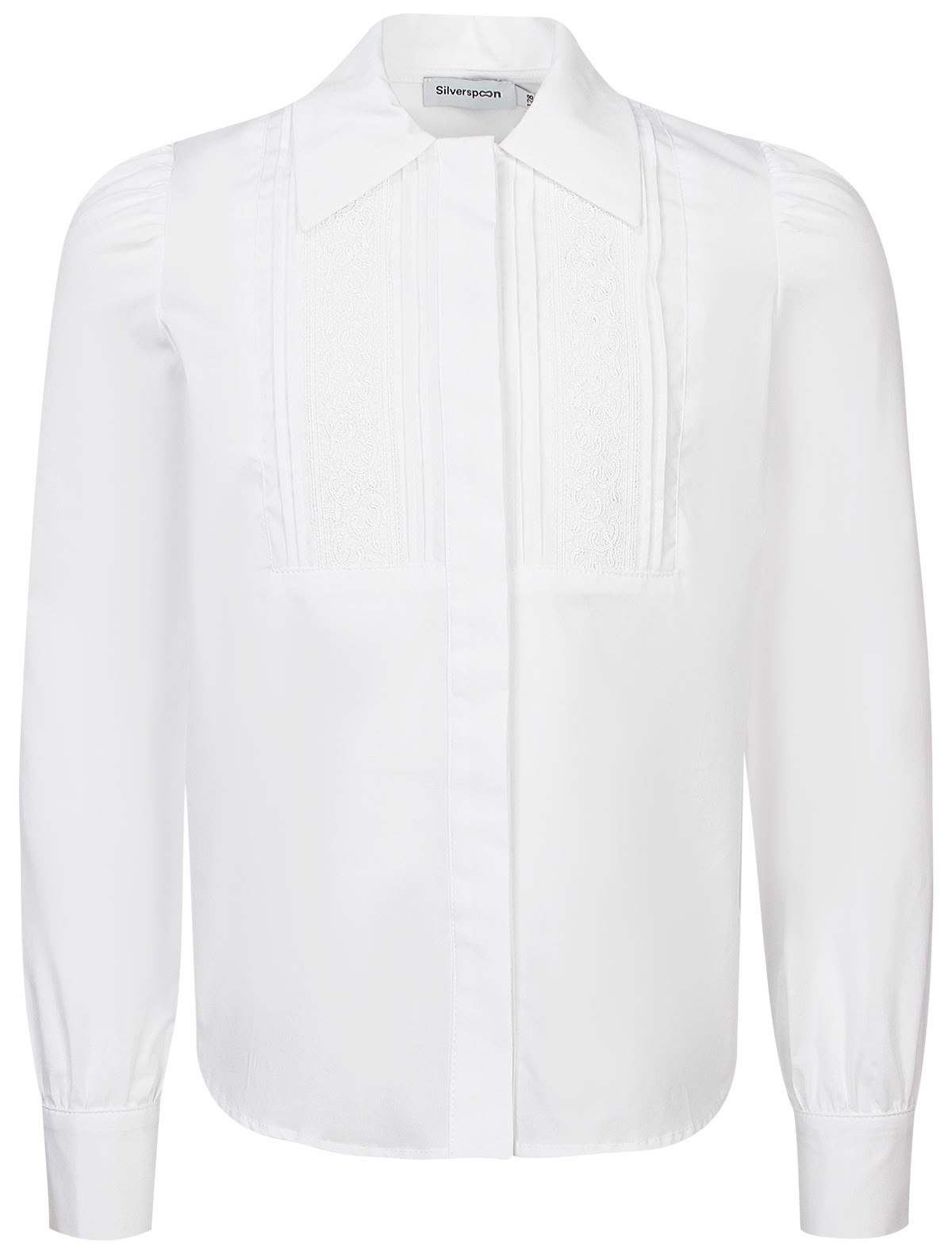 Белая блуза из хлопка