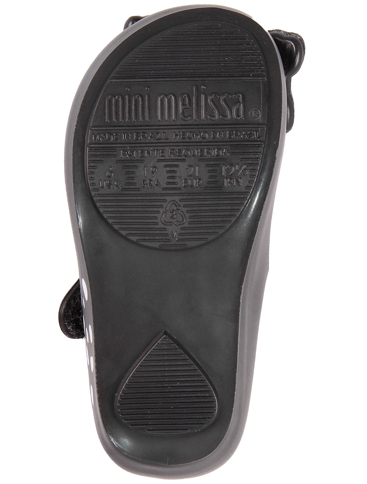 Туфли MELISSA 1958780, цвет черный, размер 19 2011109970024 - фото 5