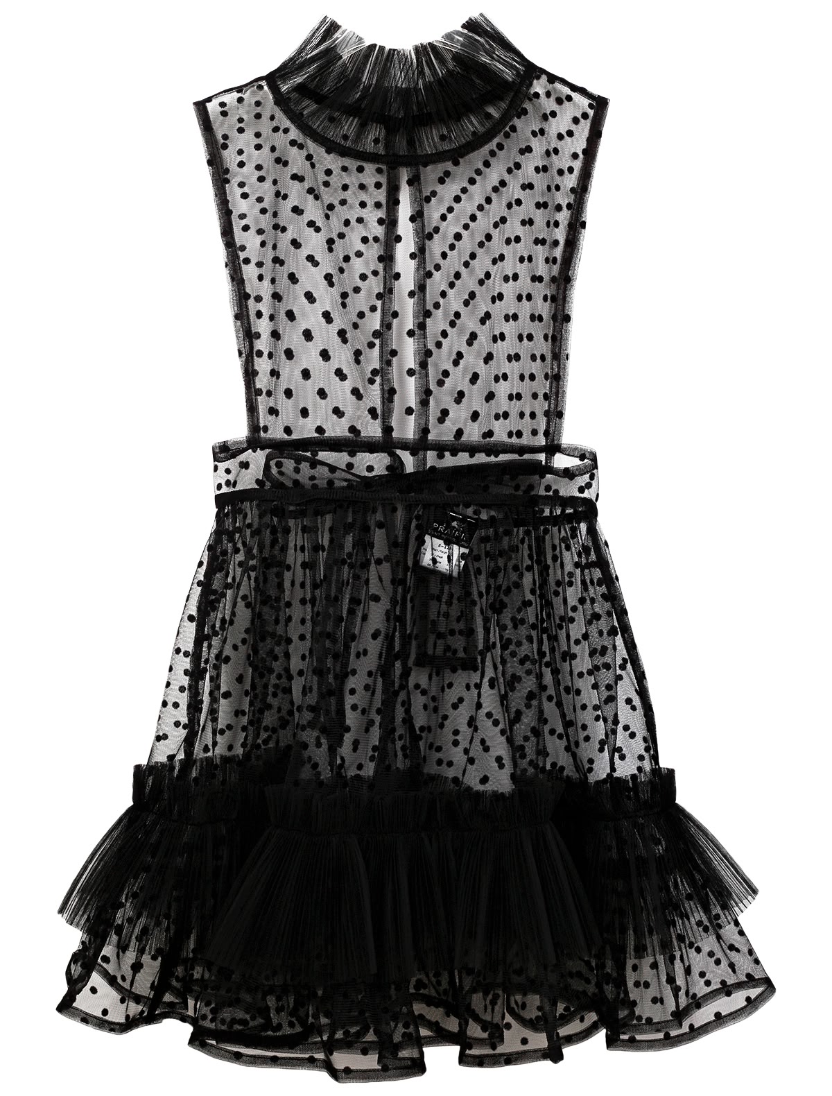 школьный фартук в горошек