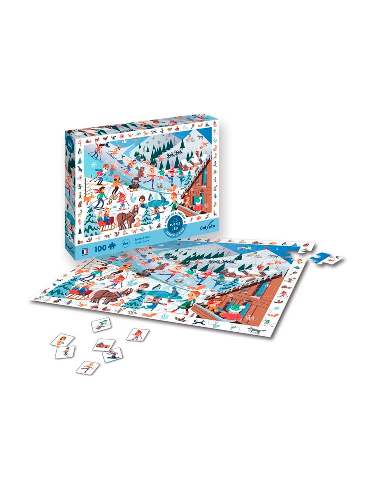 Пазл на наблюдательность: Зимние виды спорта