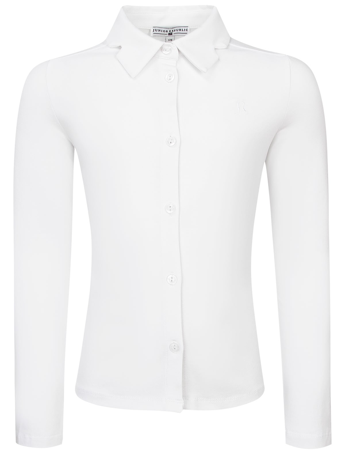 Блуза с акцентным воротником