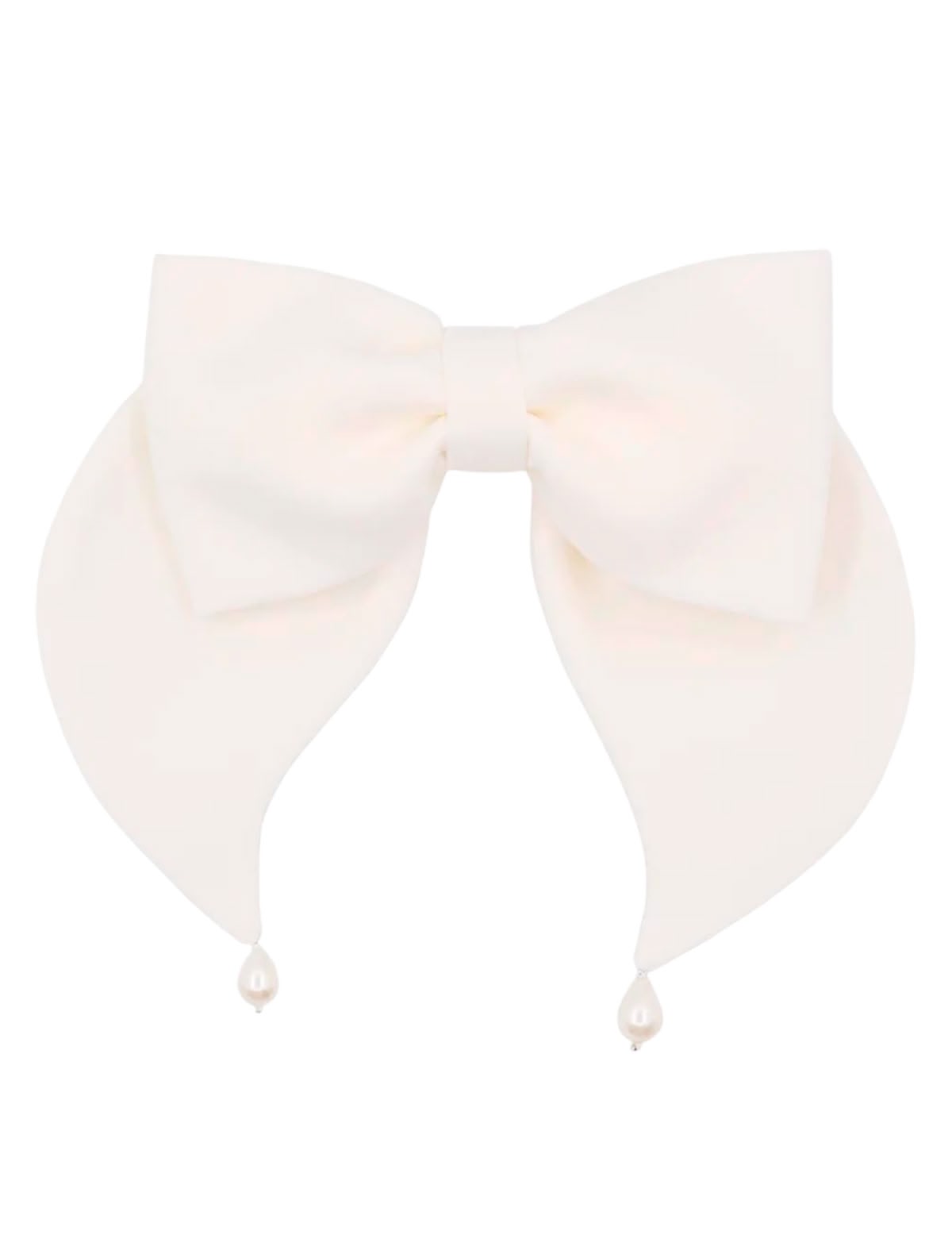 Шёлковый бант на заколке