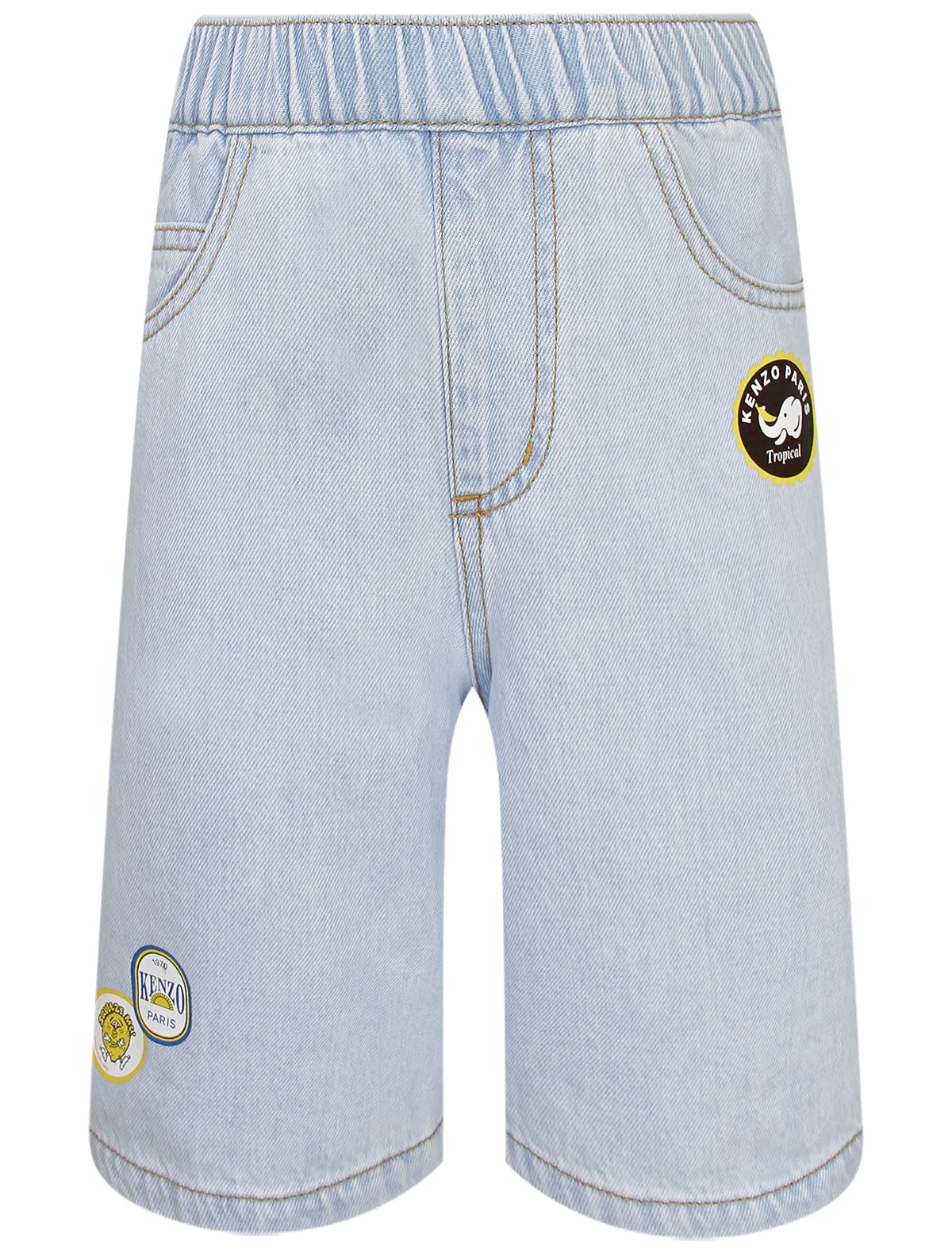 Голубые джинсовые шорты