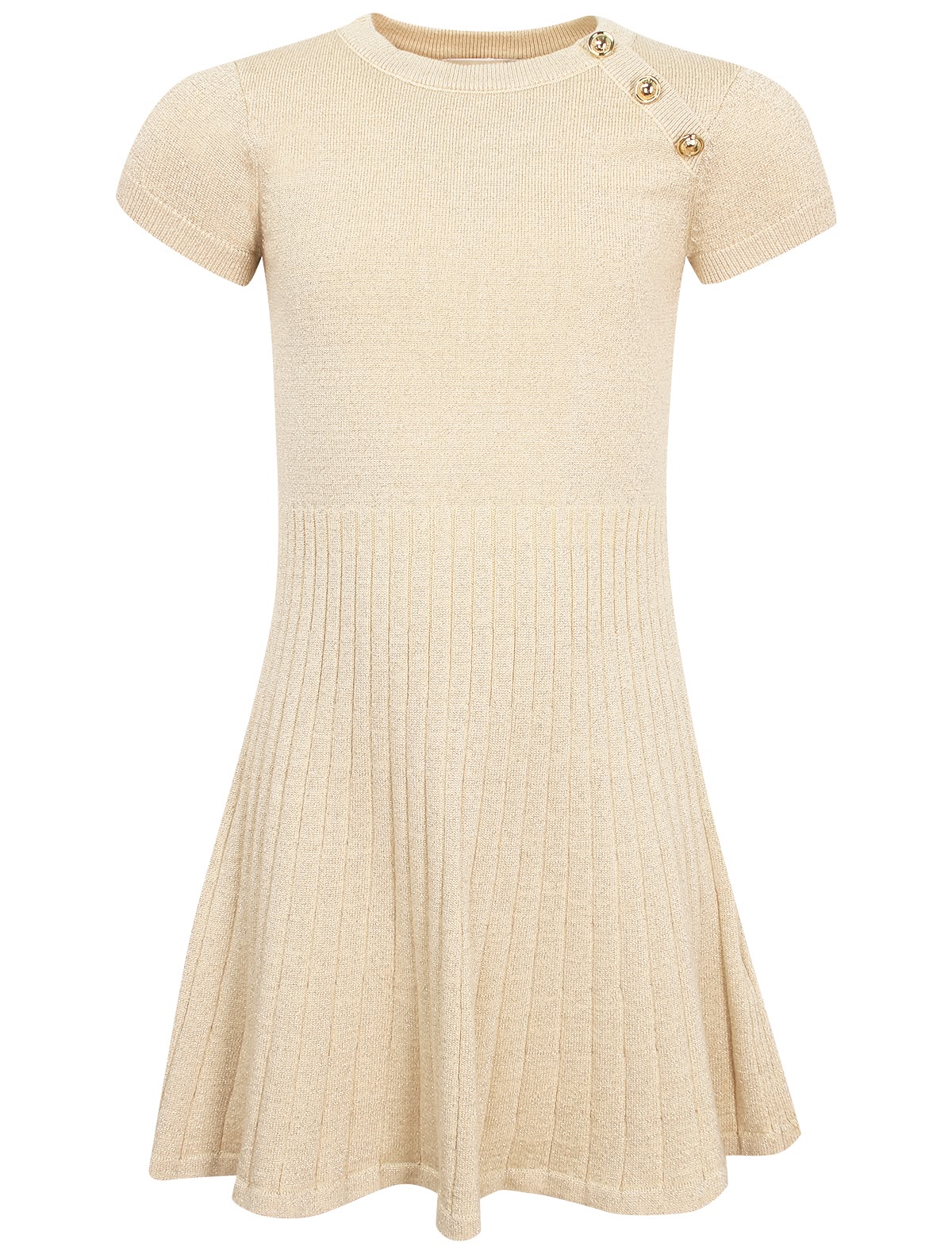 Платье с золотистым блеском