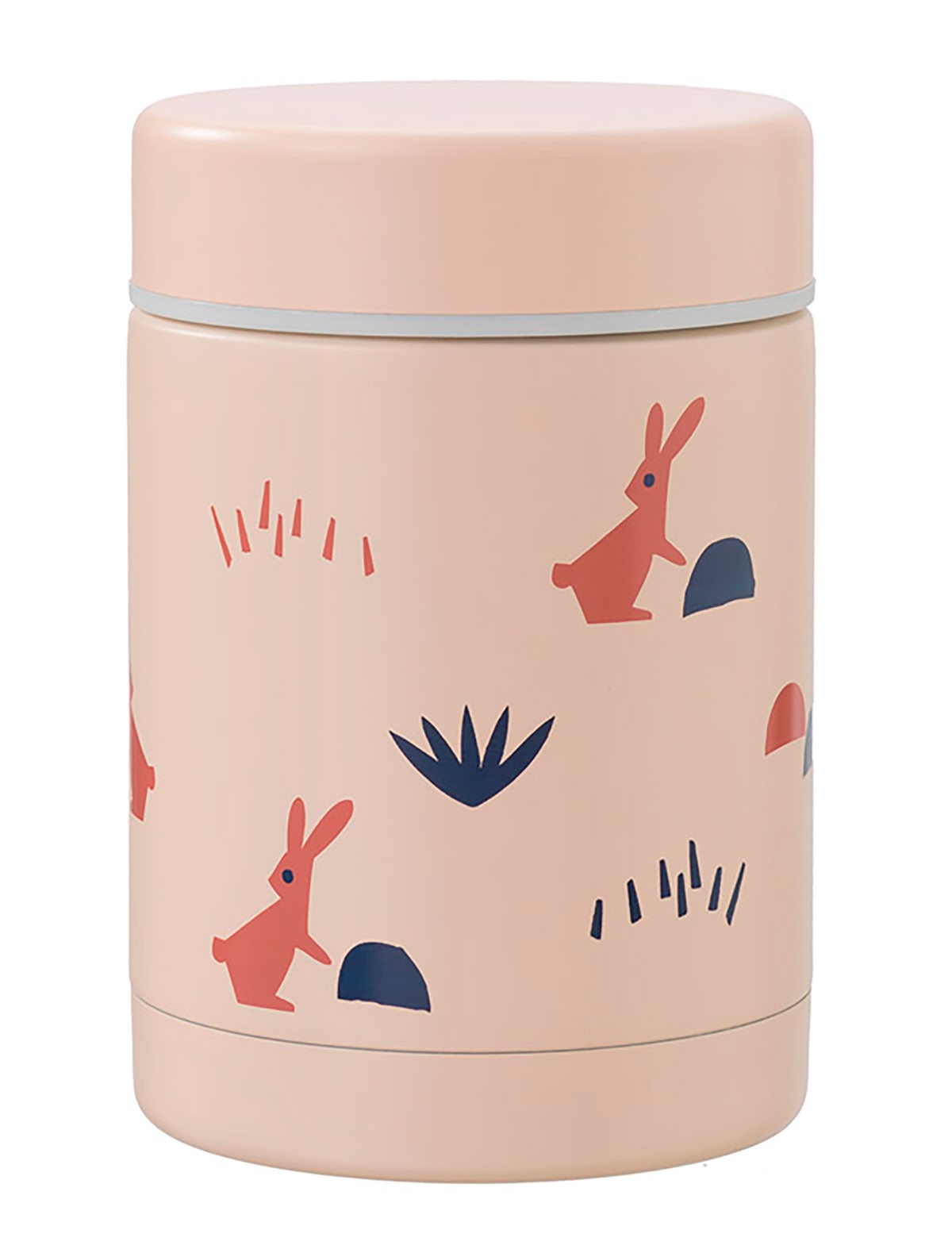 Термос для еды 300 мл с кроликами