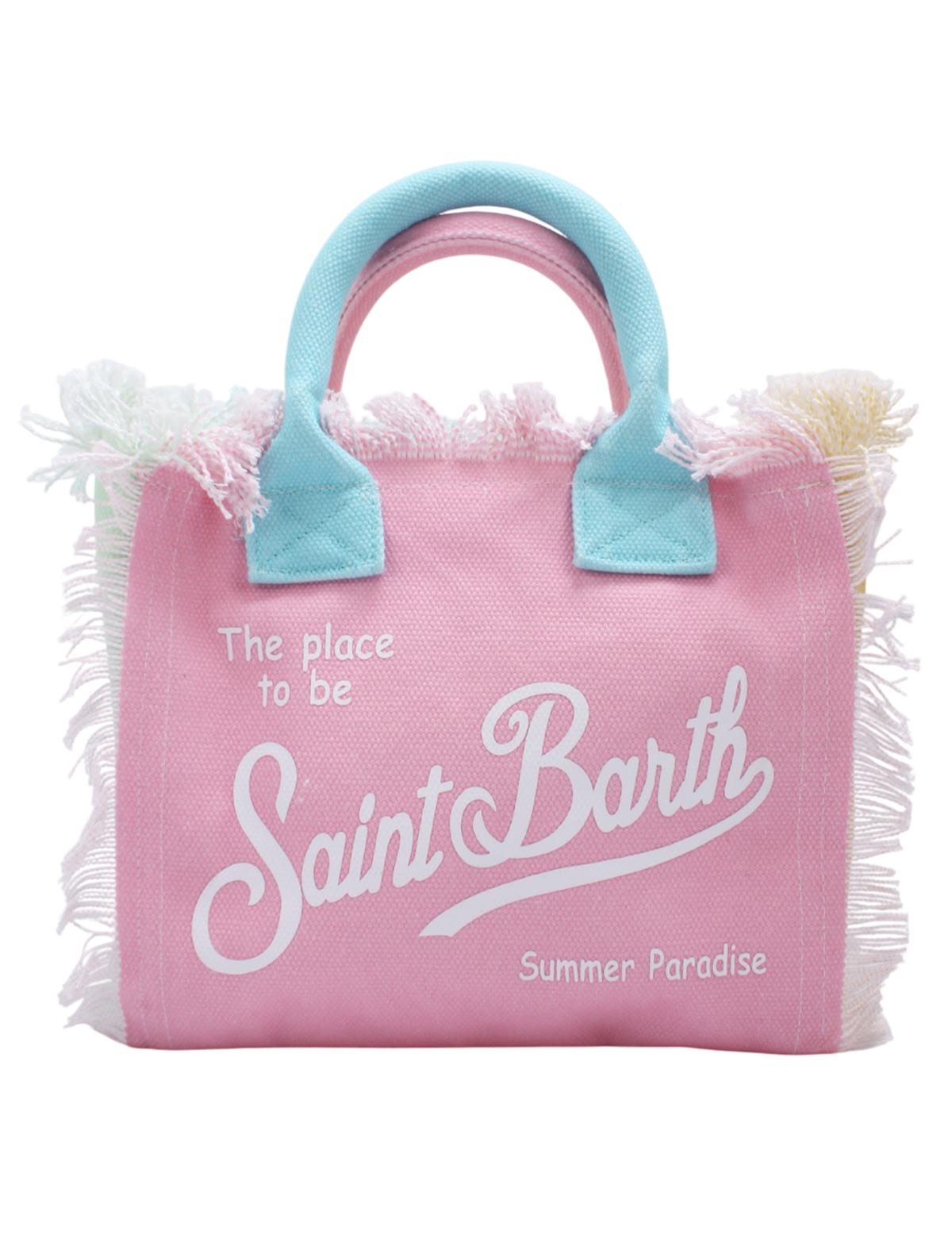 Разноцветная сумка для пляжа