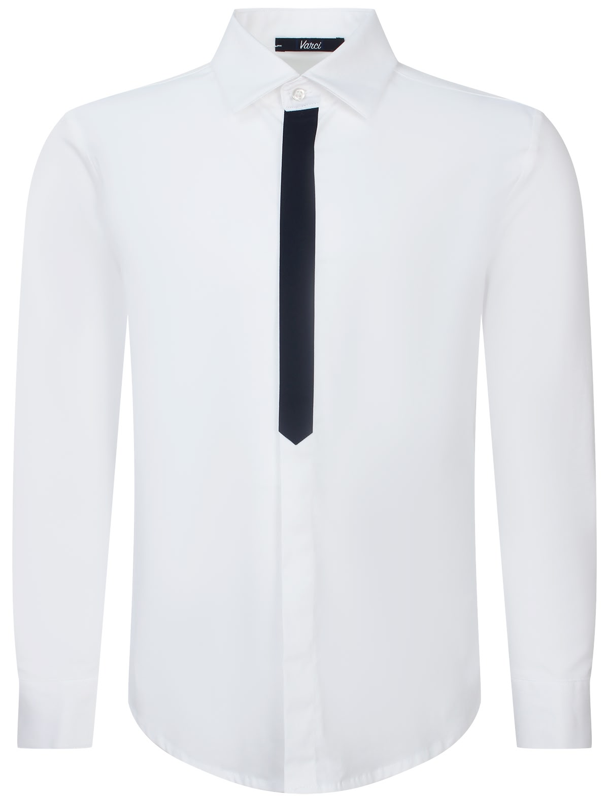 Рубашка с имитацией галстука