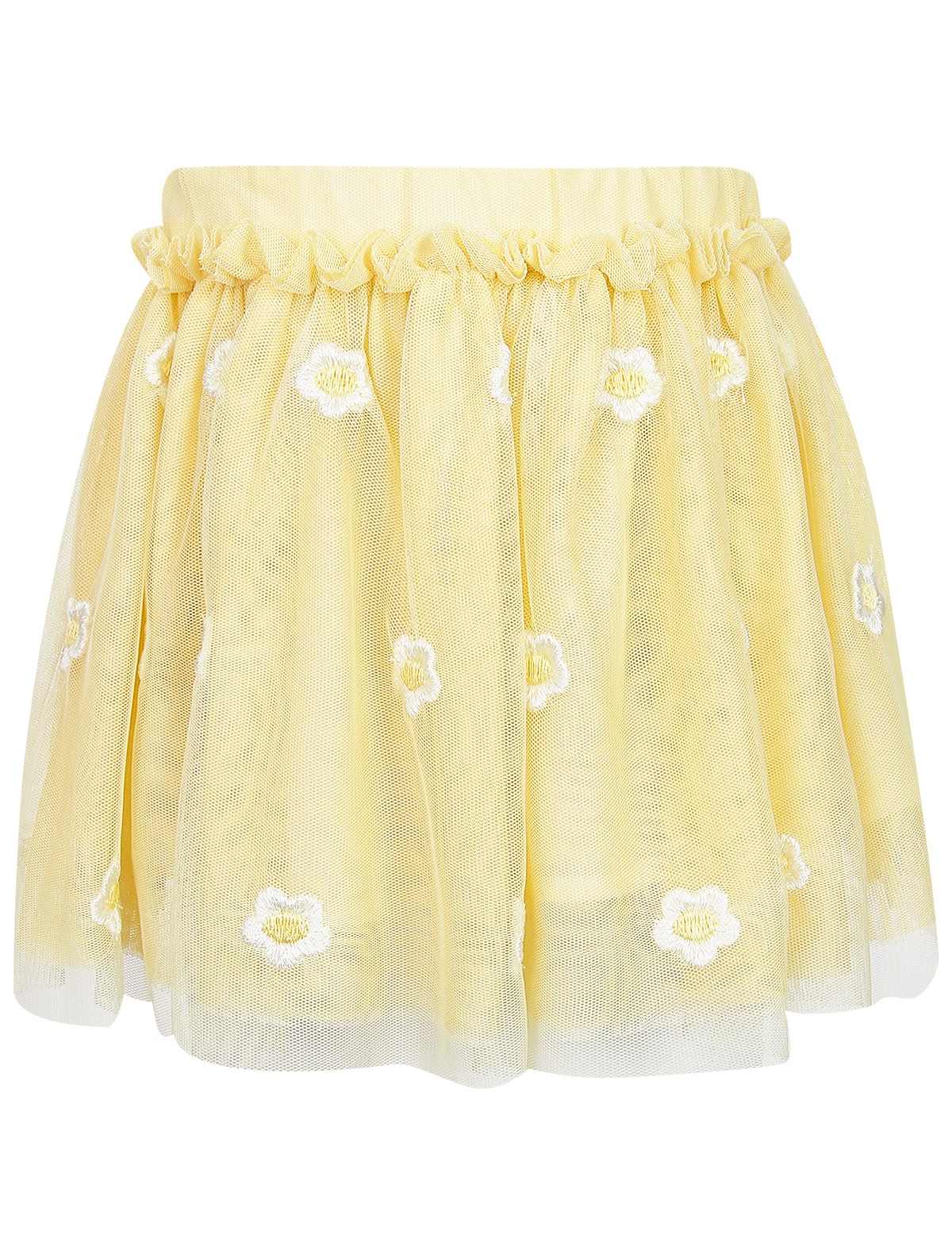 Юбка из тюля с вышивкой ромашки