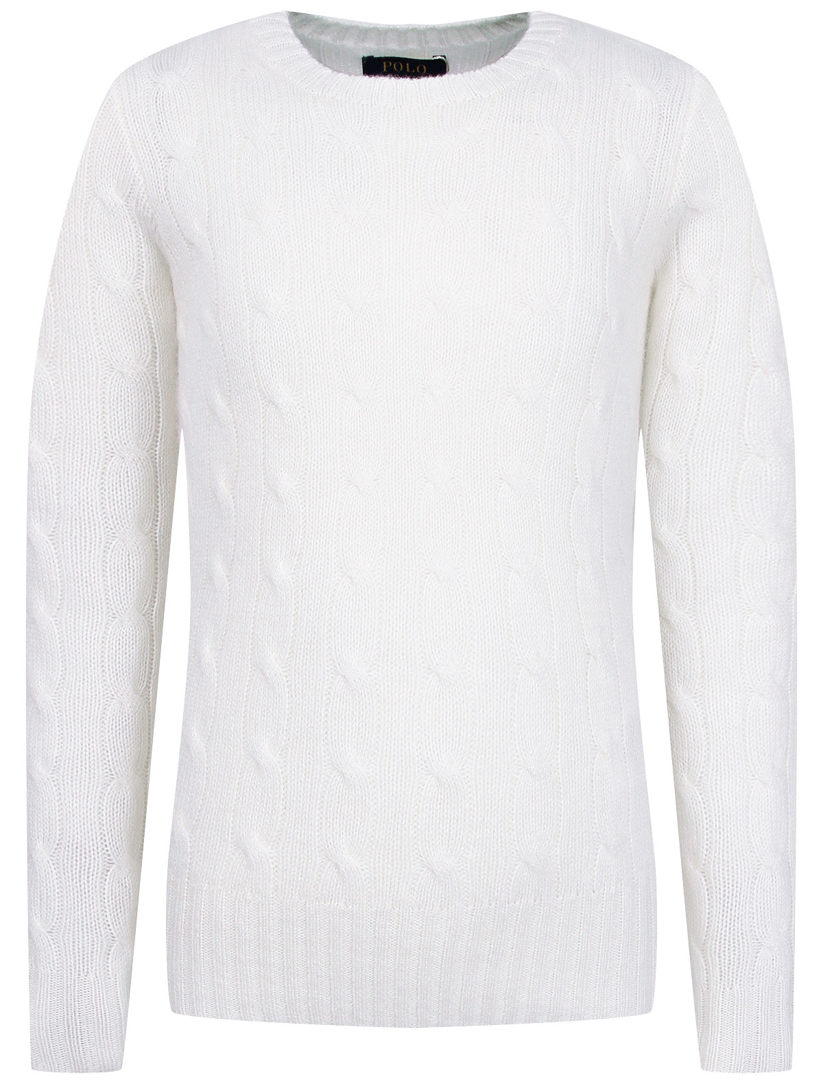 Кашемировый джемпер в косичку