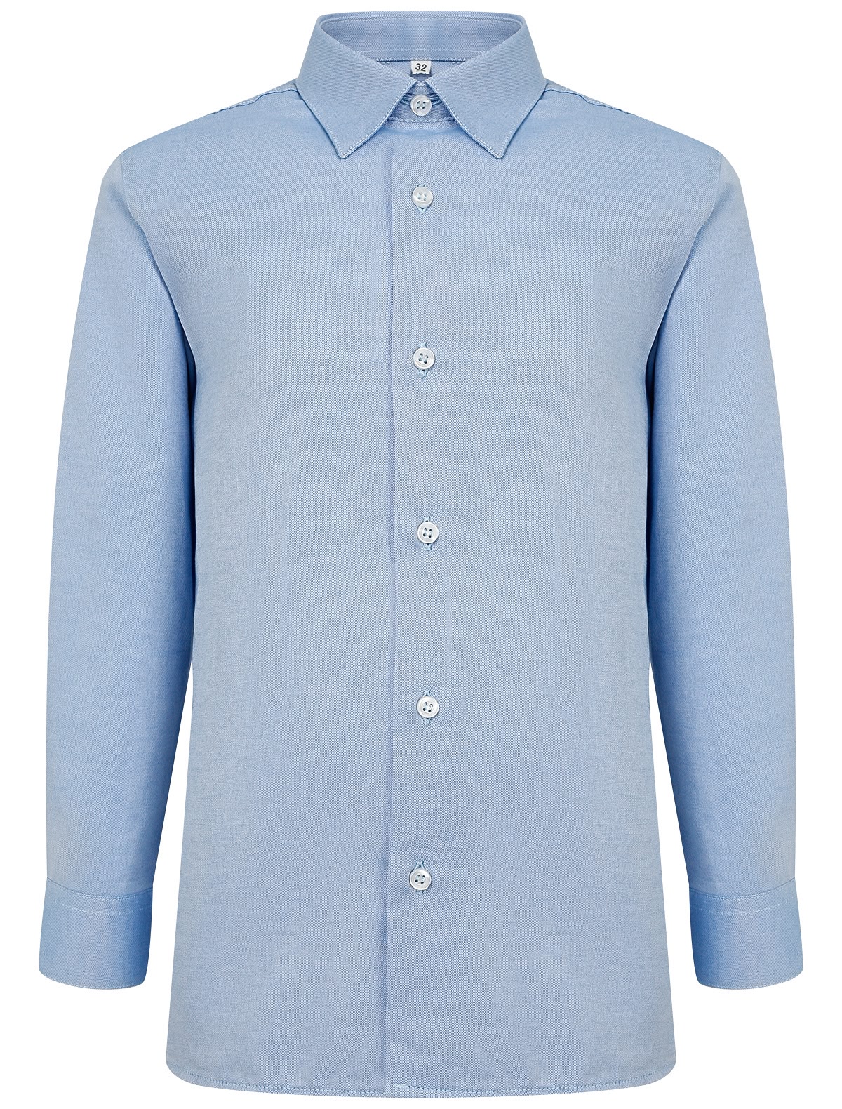 Хлопковая голубая рубашка