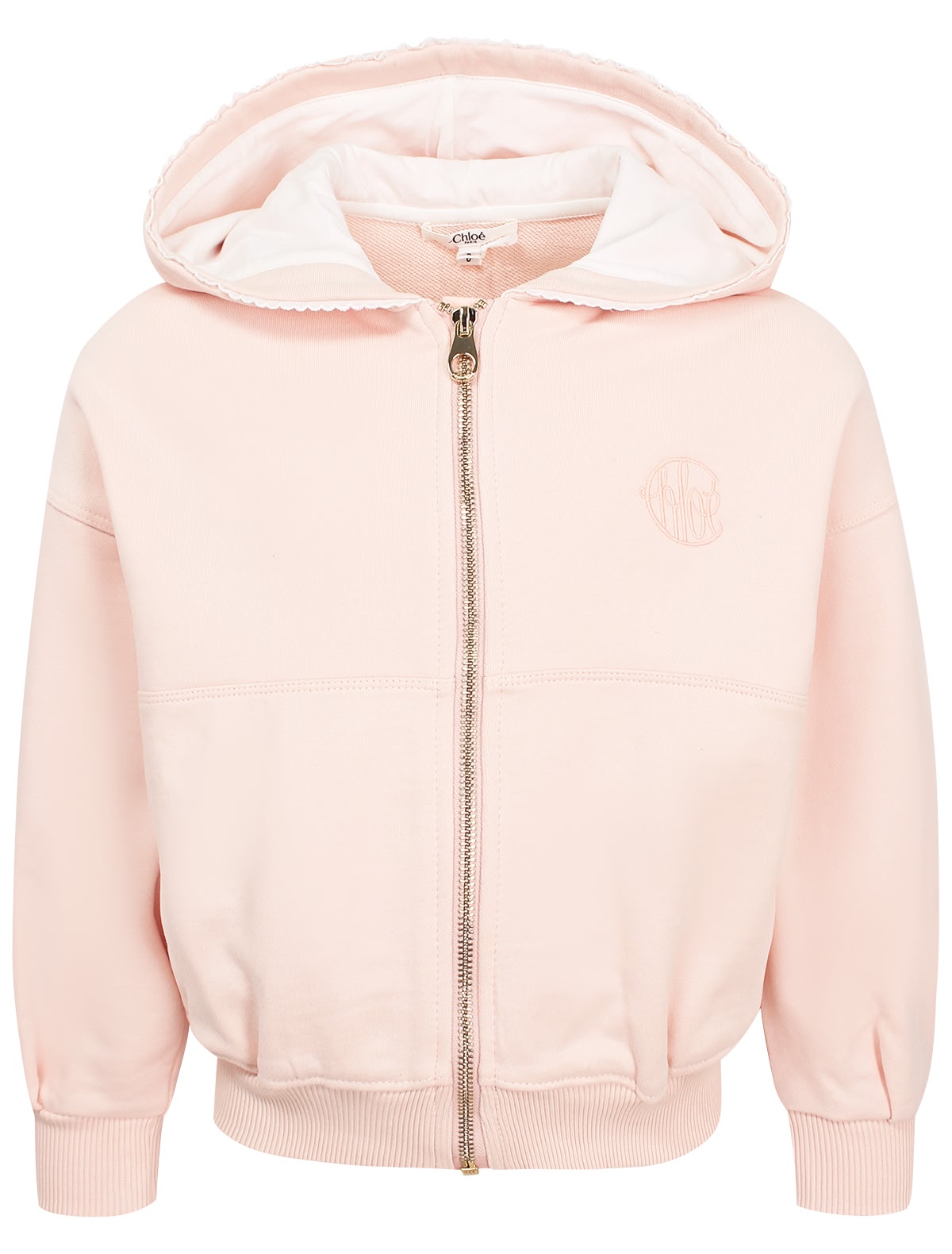 Нежно-розовая толстовка