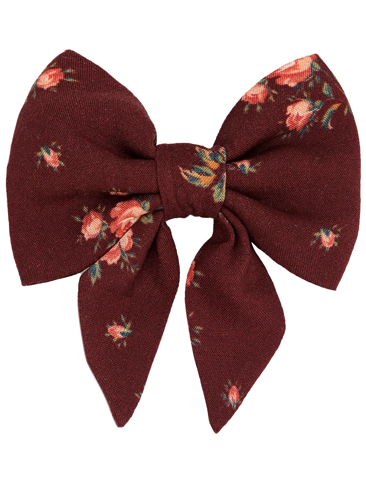 Бант с розами