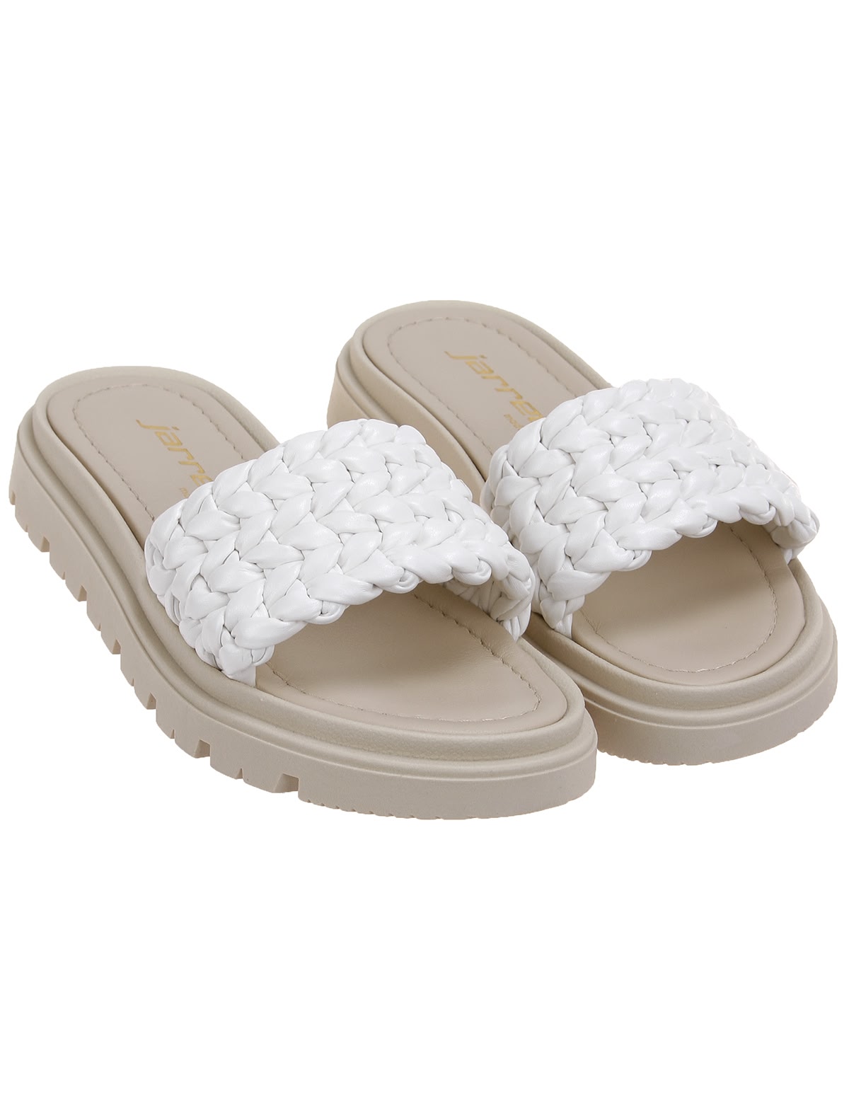 Шлепанцы из экокожи