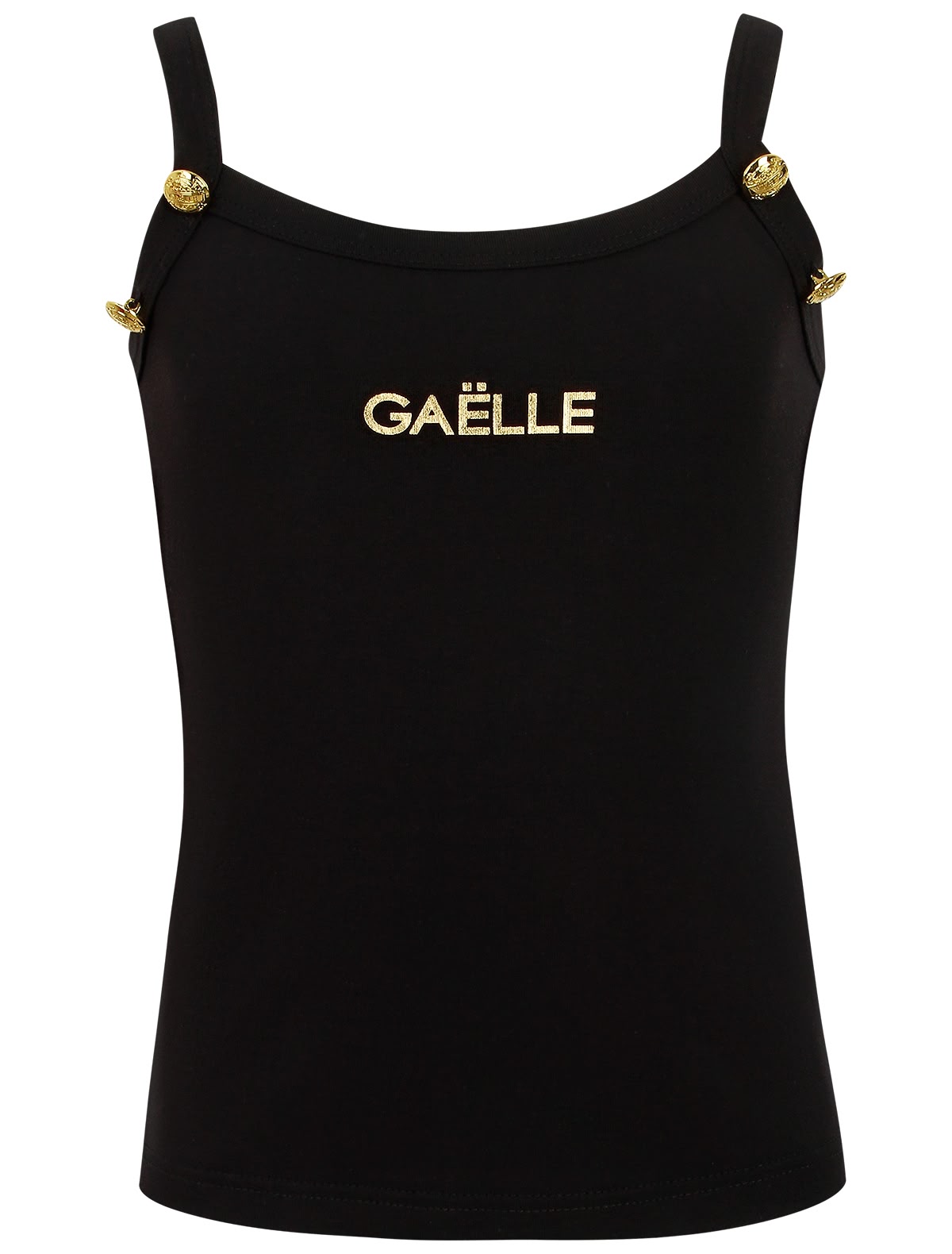 Топ с декоративными пуговицами