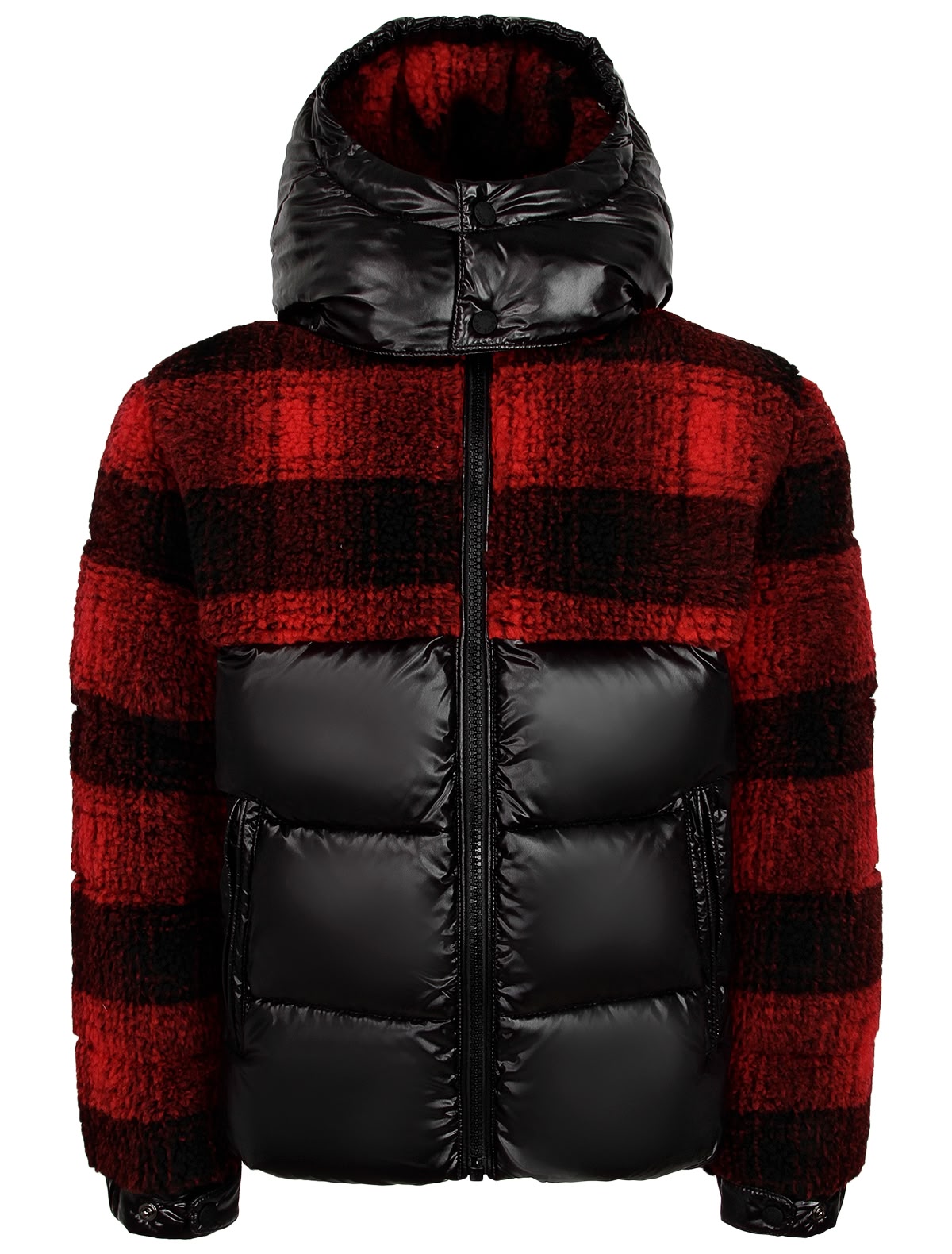 Куртка из комбинированных материалов