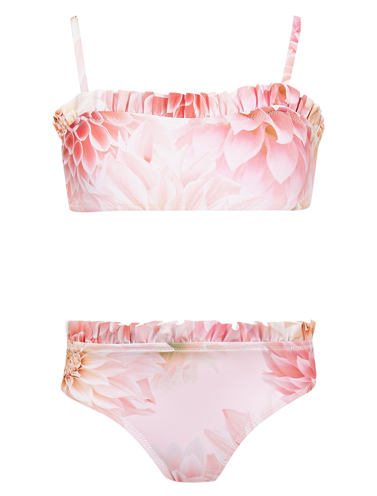 Раздельный купальник с оборками