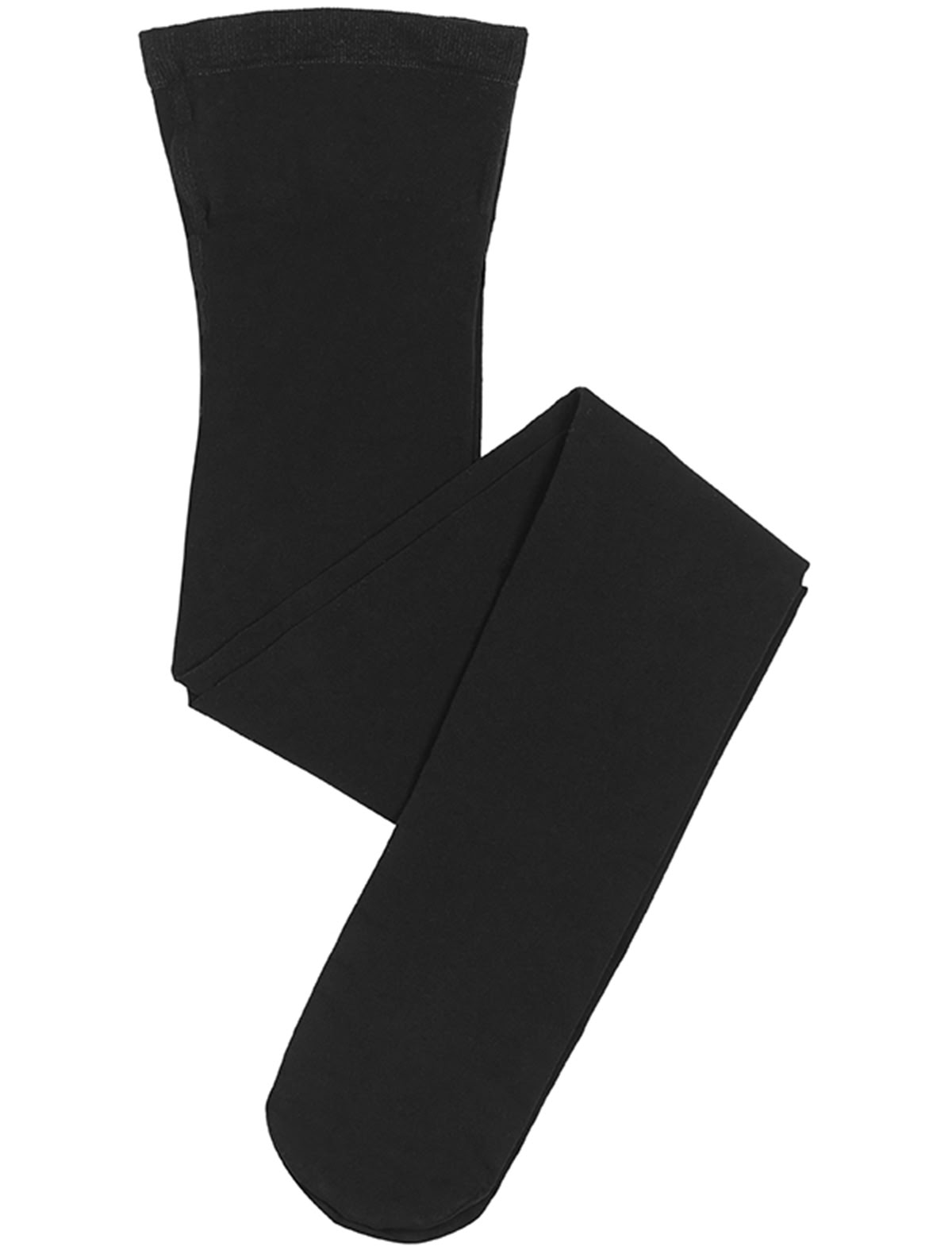 Матовые чёрные колготки 50 den