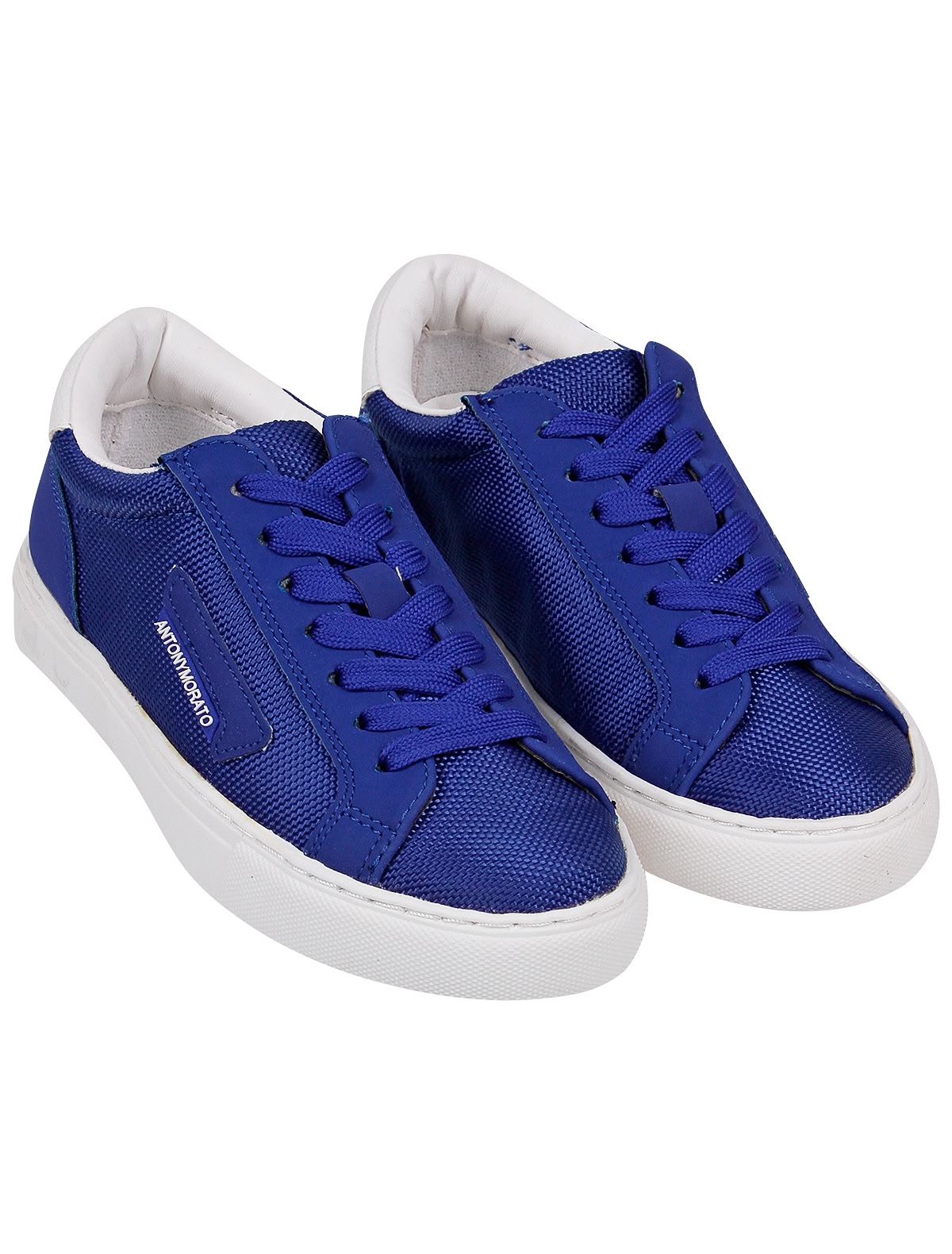 Синие текстильные кеды