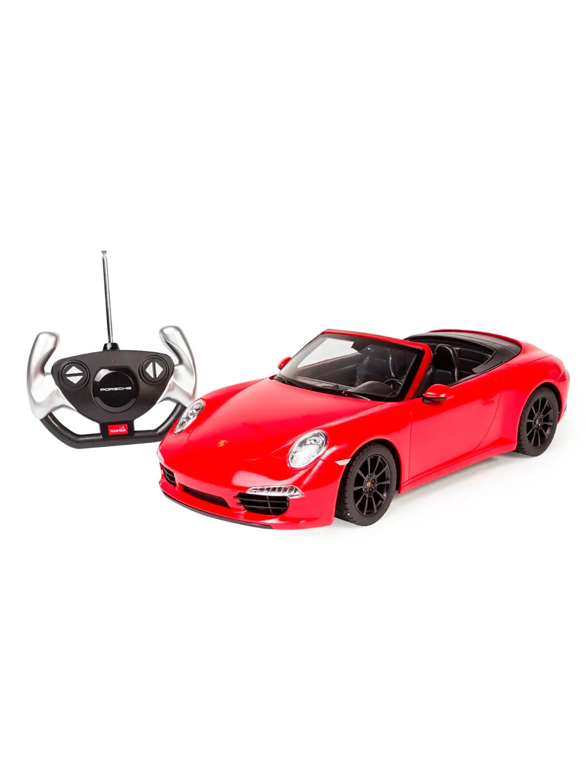 Машина р/у 1:12 Porsche 911 Carrera S, со световыми эффектами, цвет красный 40.3*18.9*10.2см