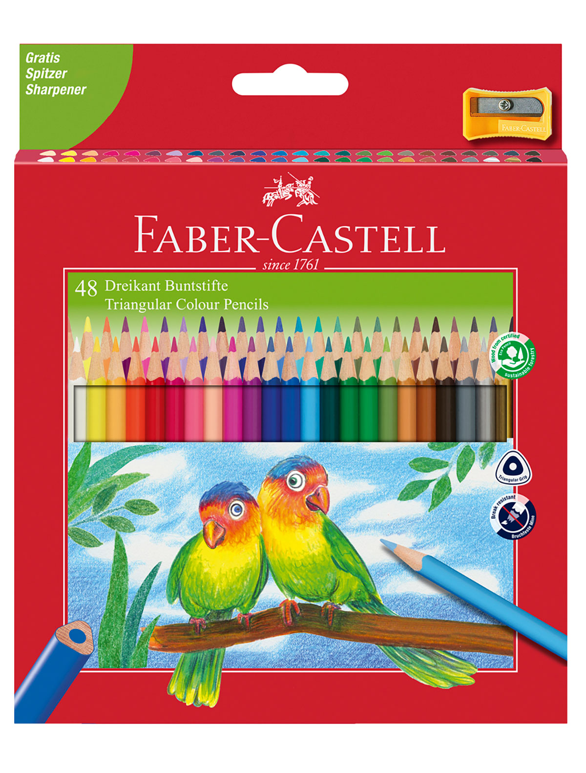 Карандаш Faber-Castell, 2588740, синий, 6884528380110  - купить