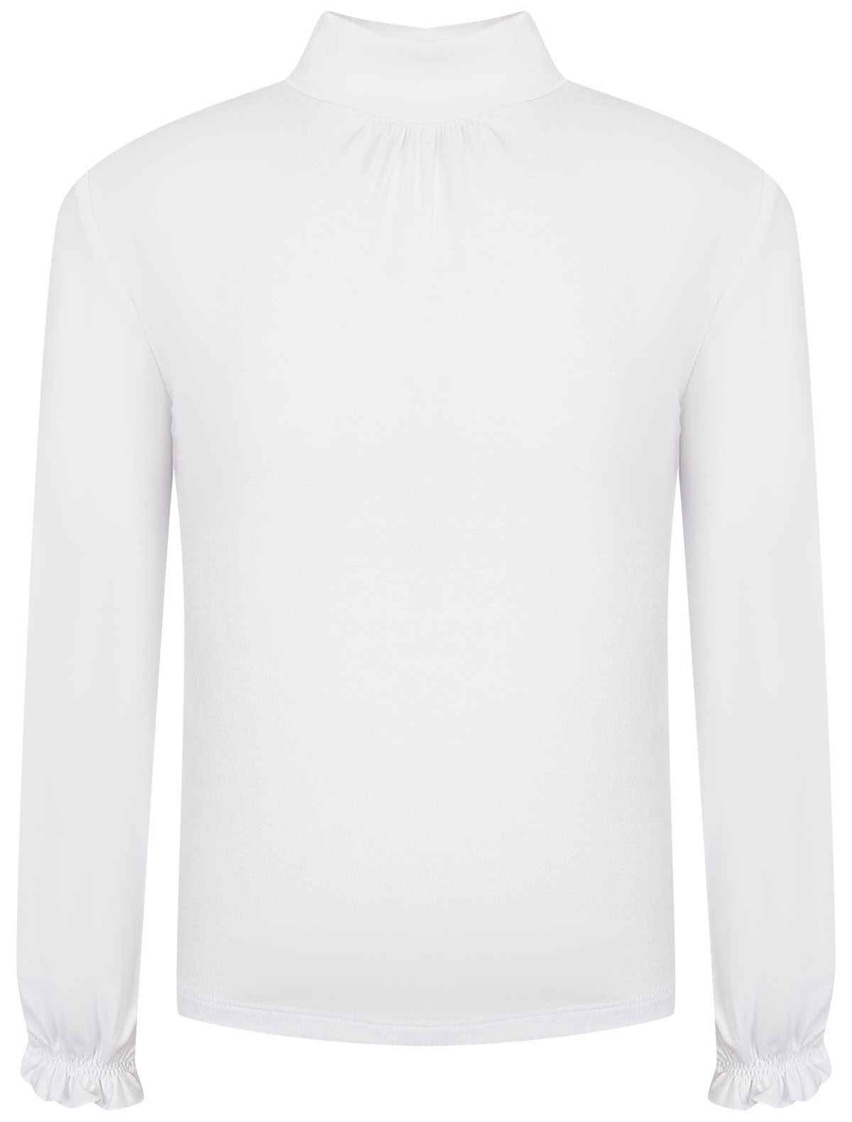 Белая водолазка из вискозы