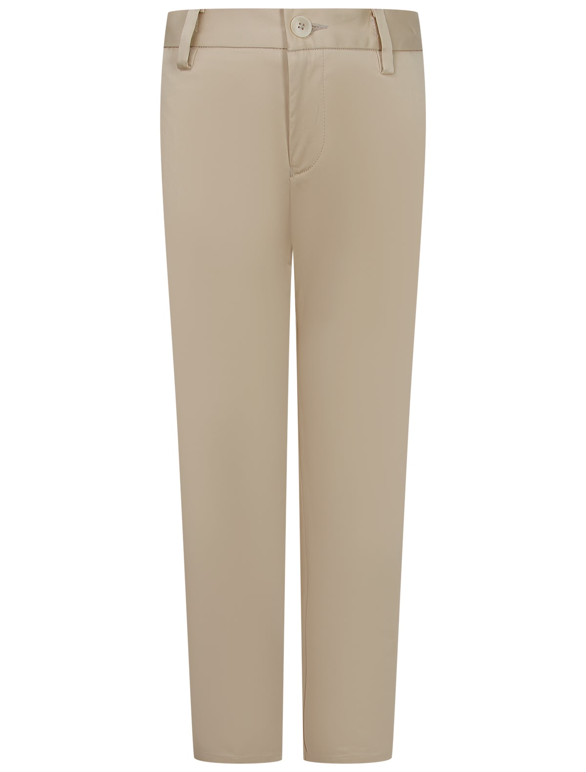 Прямые бежевые брюки