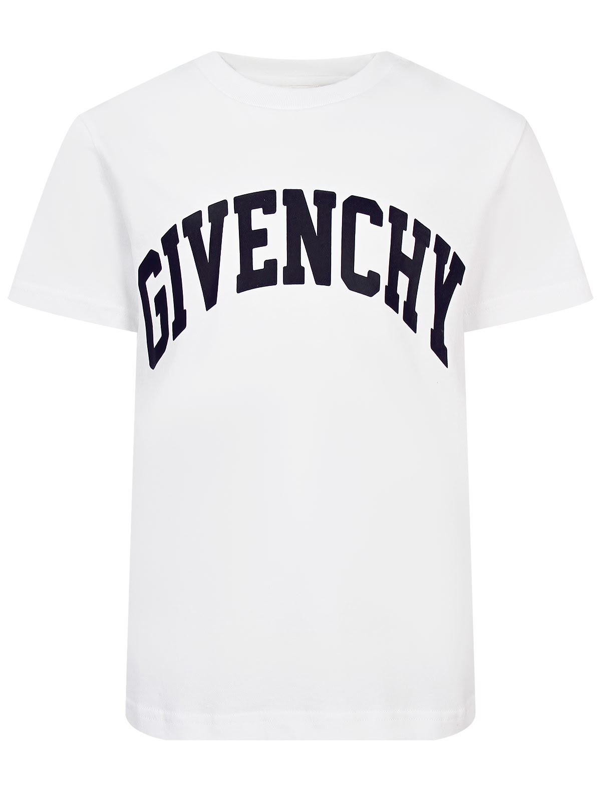 Белая футболка с логотипом