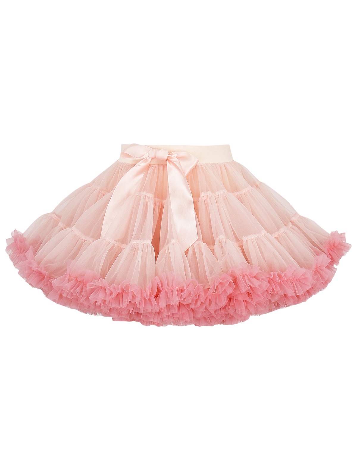 Розовая пышная юбка