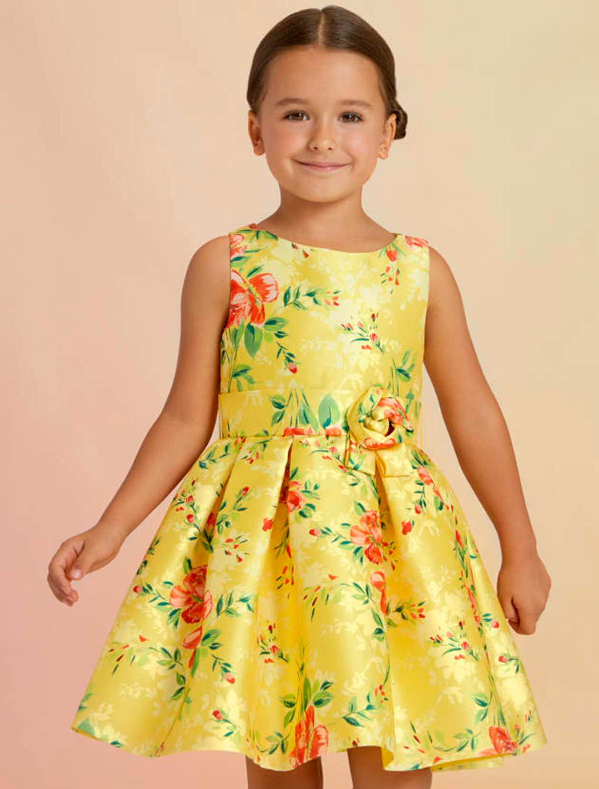 Платье ABEL & LULA 2531611, цвет желтый, размер 9 1054509375847 - фото 2