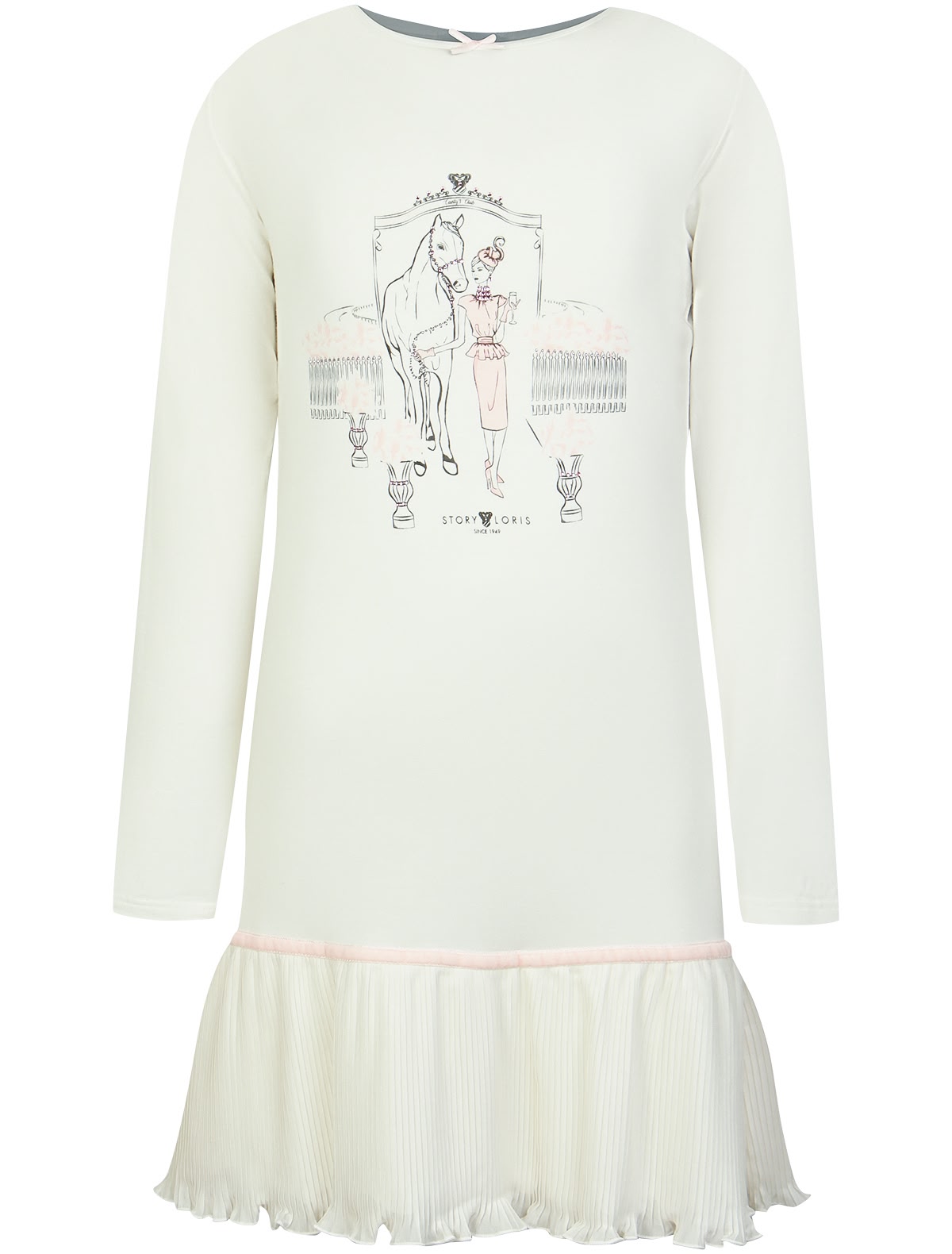 Кремовая ночная рубашка