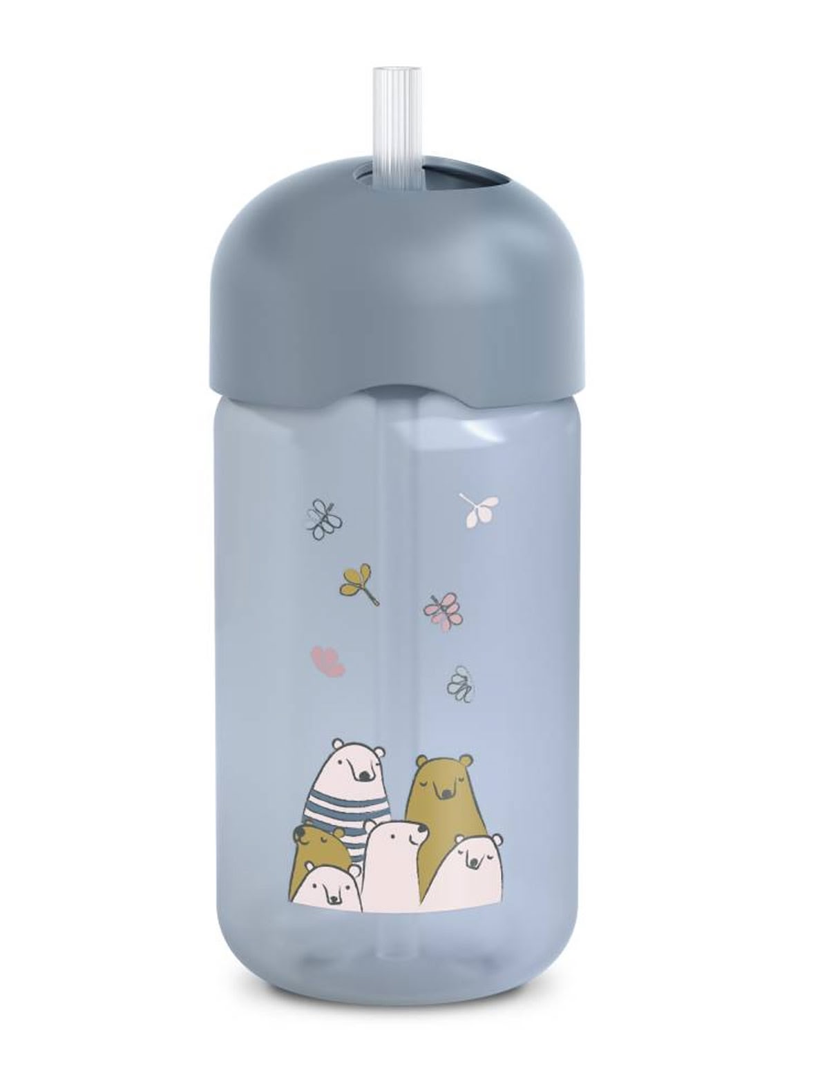 Поильник с трубочкой 340 мл.