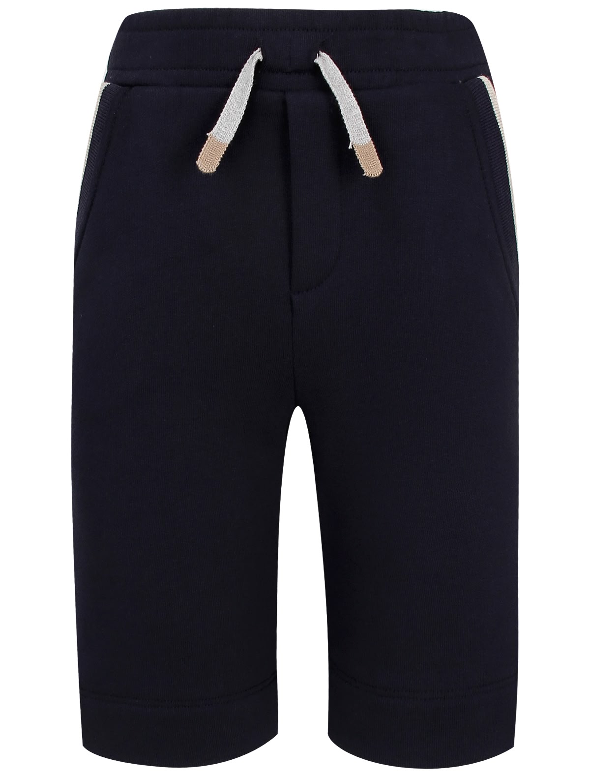 Темно-синие хлопковые шорты