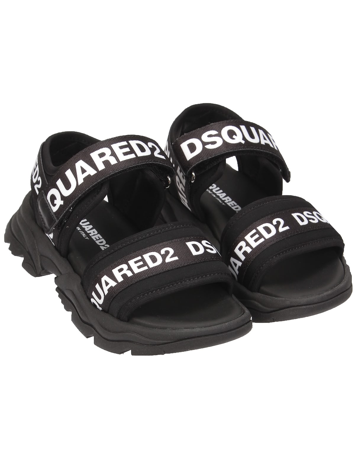 Сандалии с принтом логотипа