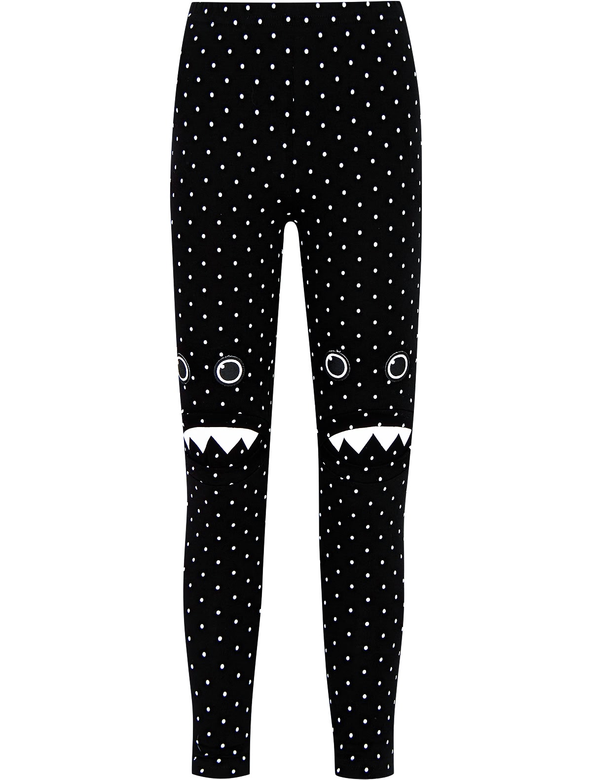 Леггинсы хлопковые в горошек