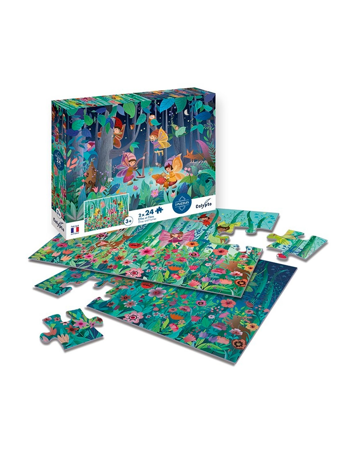 Набор из 2х пазлов: Эльфы и феи