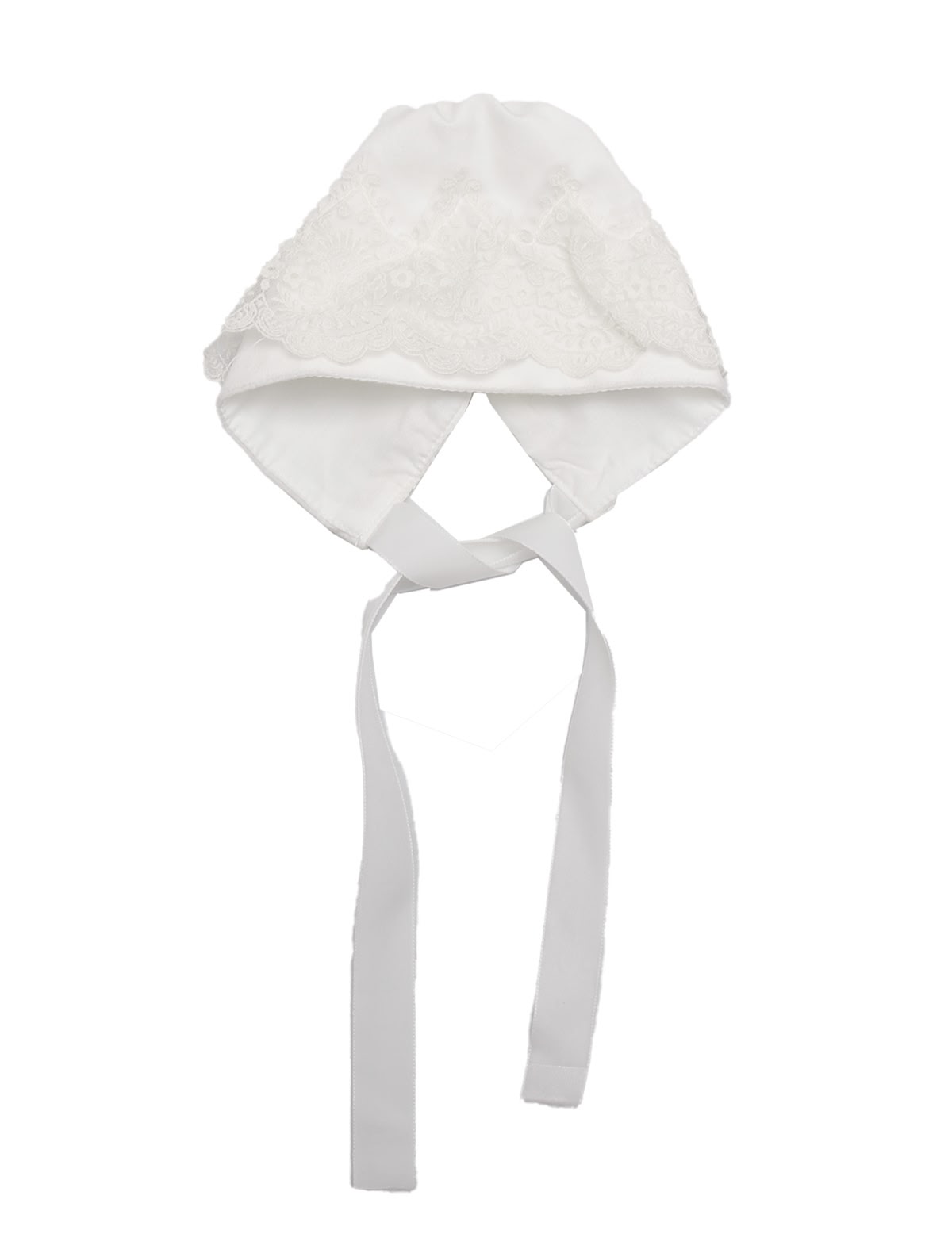 Чепчик с кружевом