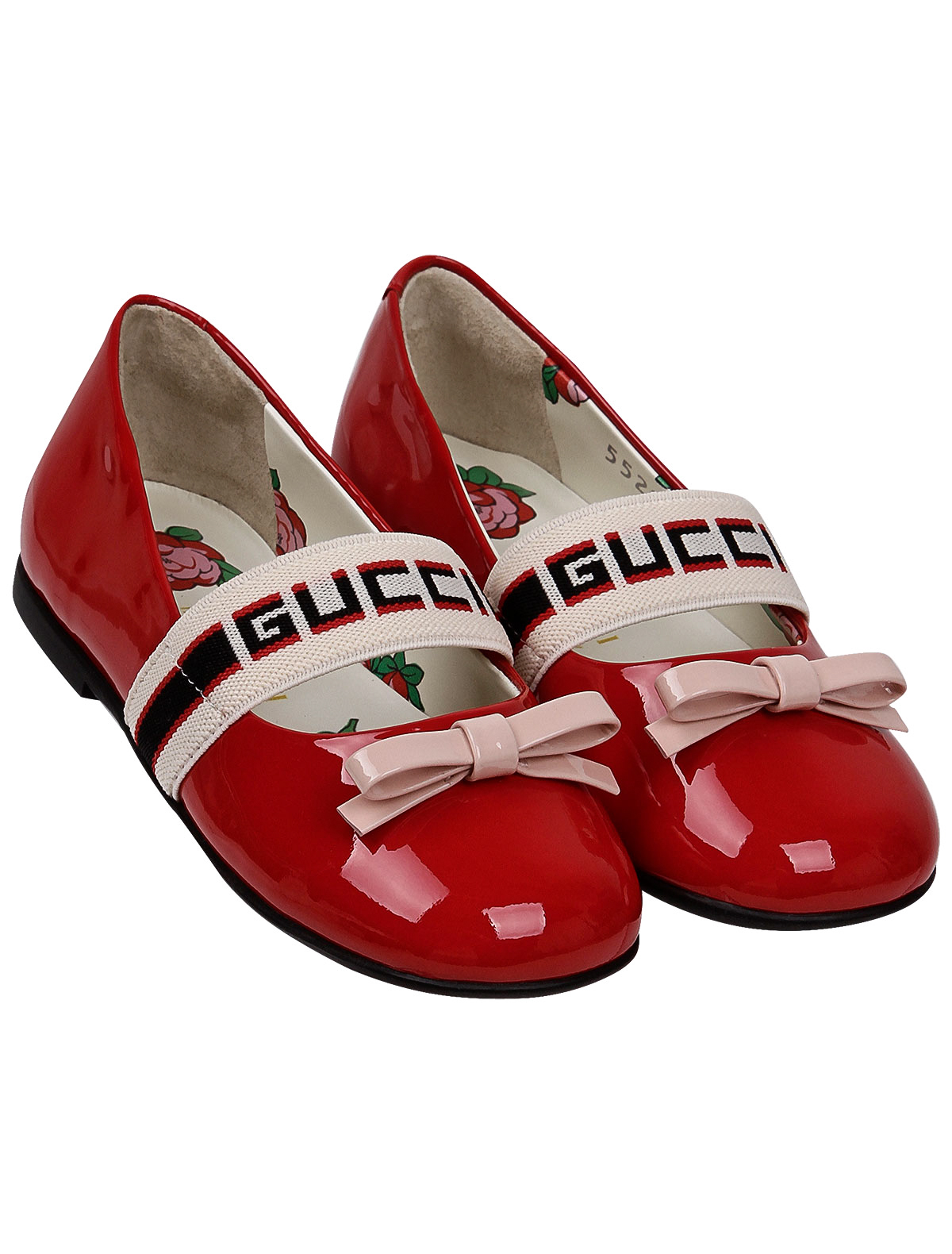 Туфли GUCCI 2247828, цвет красный, размер 35 2014509082021 - фото 1