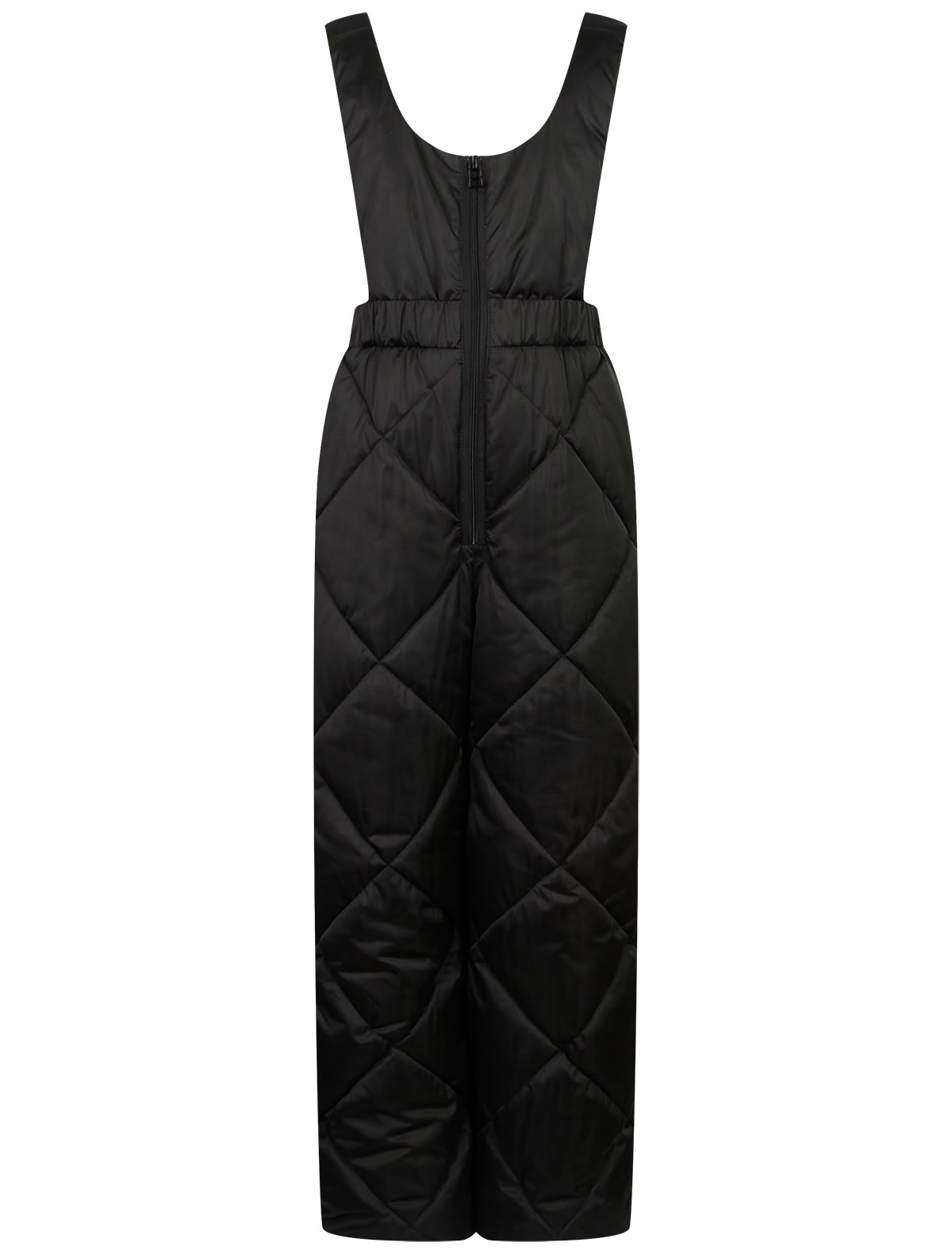 Черные утепленные брюки