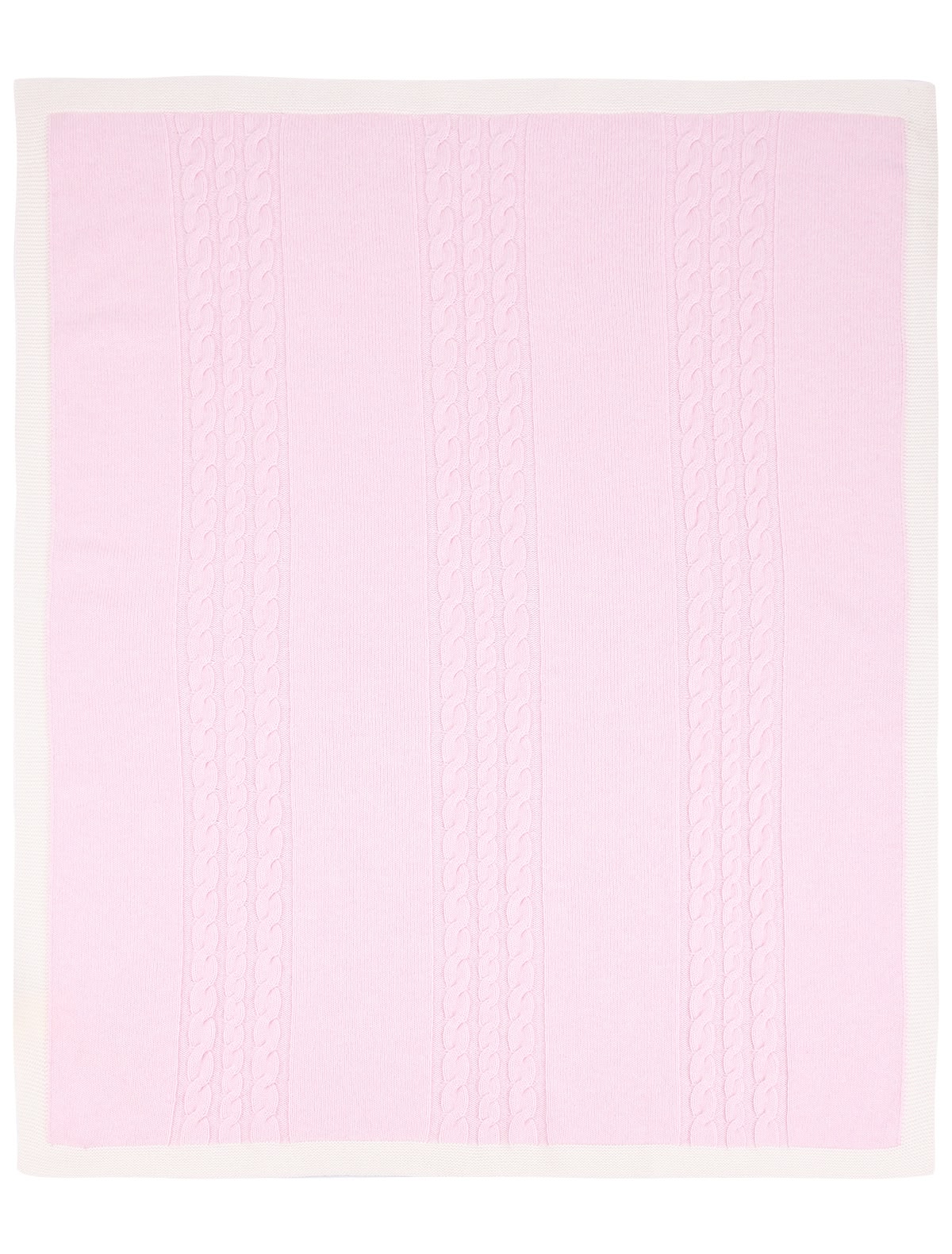 Розовый плед из кашемира