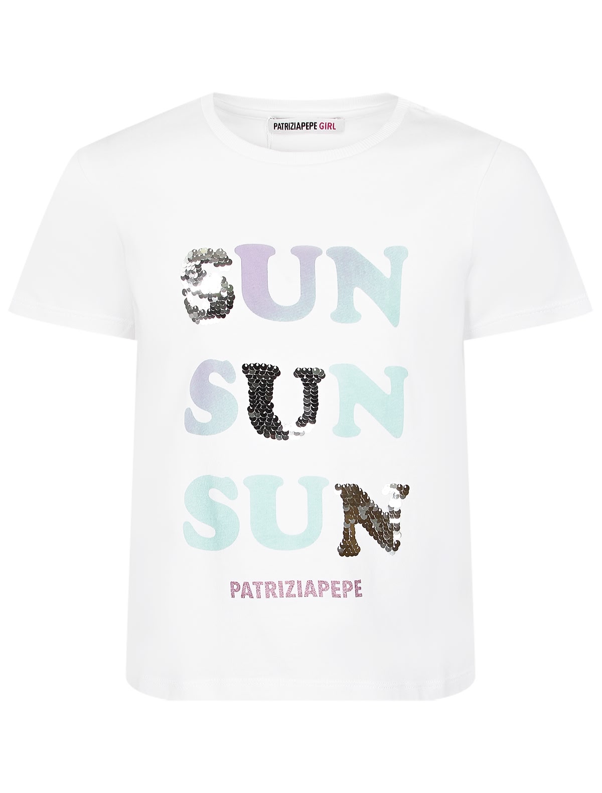 Футболка Sun с пайетками