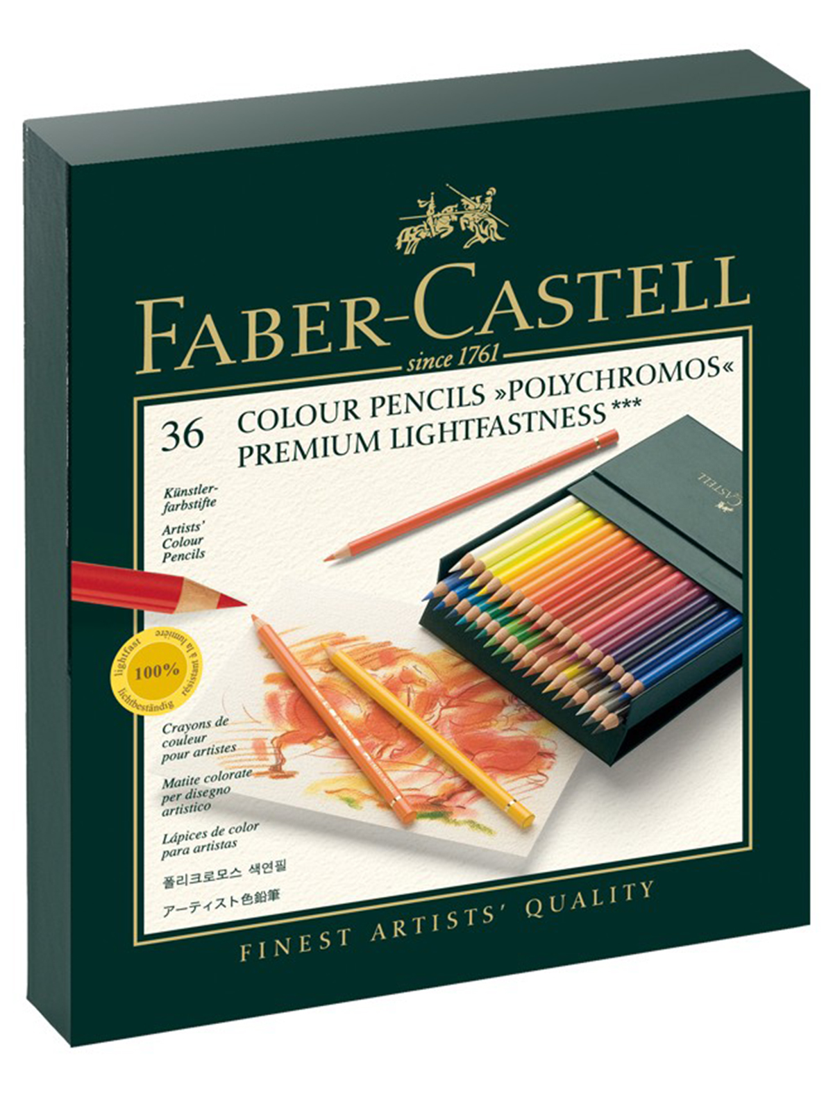 Карандаш Faber-Castell карандаши художественные ные faber castell polychromos® 36 ов в металлической коробке