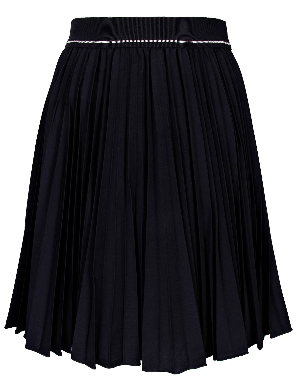 Тёмно-синяя плиссированная юбка