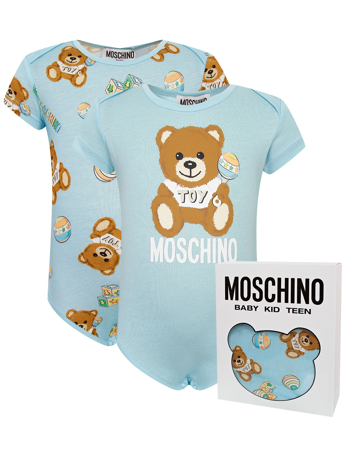 

Боди Moschino, Голубой, 2530422