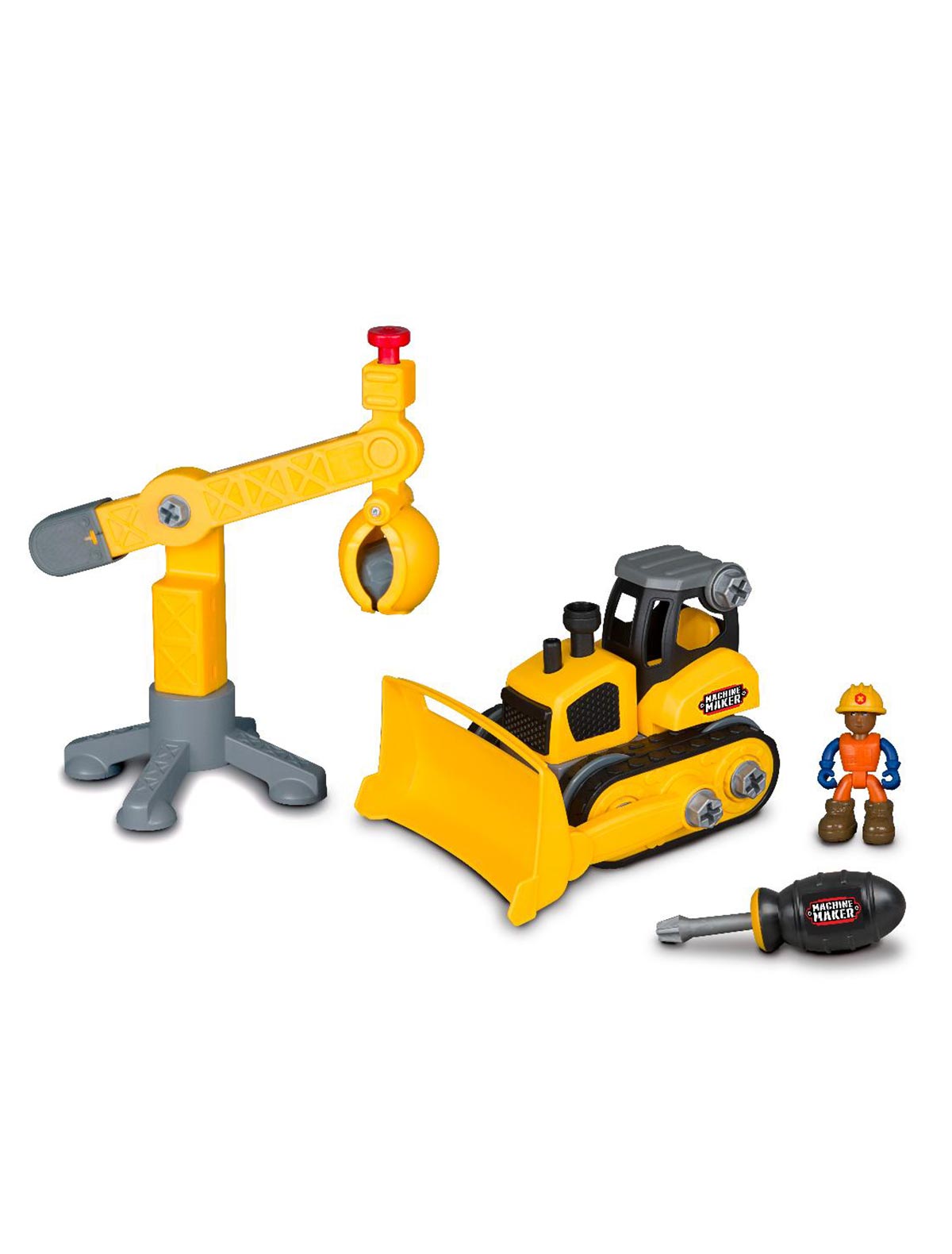 Набор: Бульдозер, Кран
